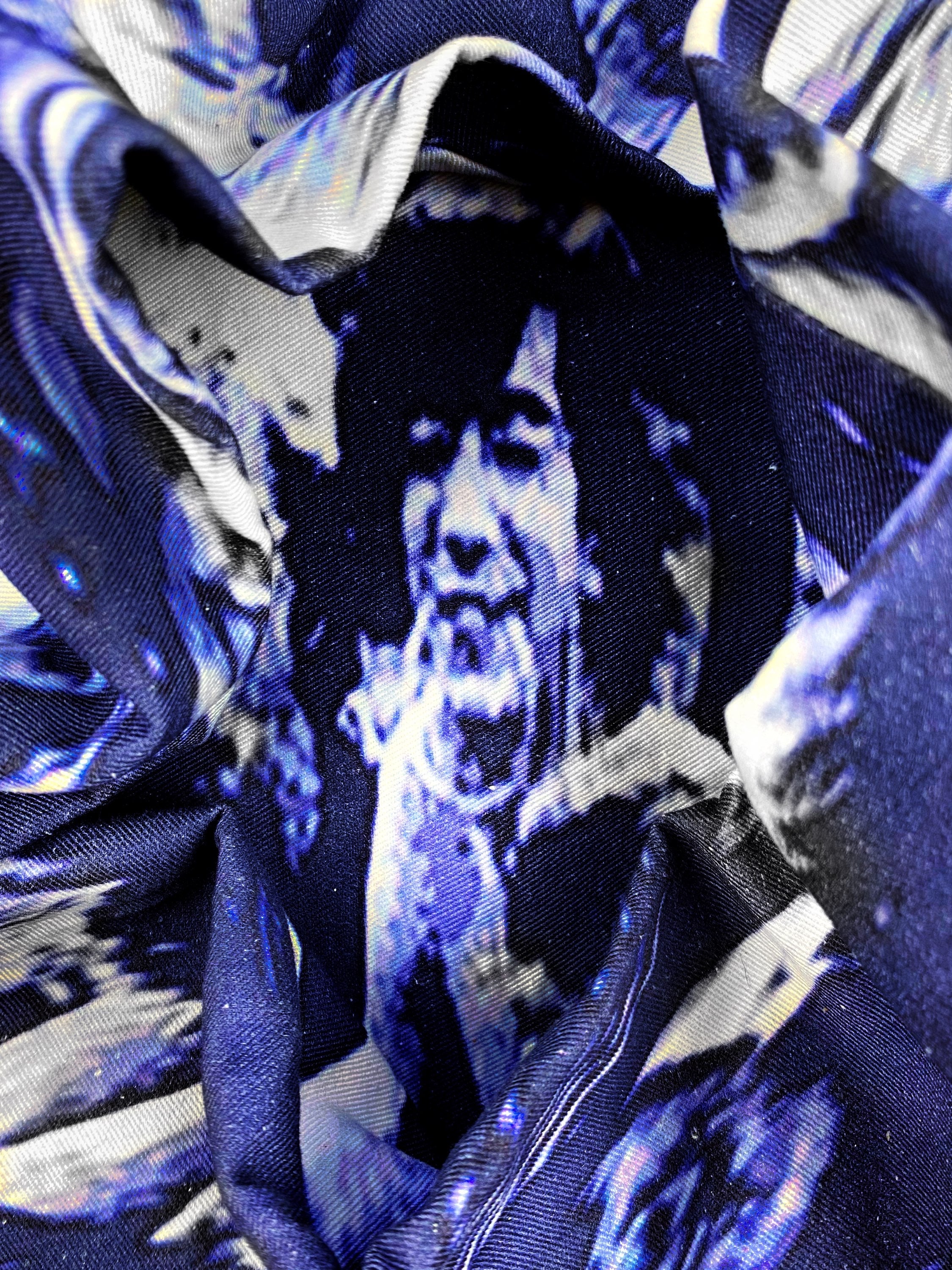 AW20 Absolutely Fucking Bitch ‘1969 Boa’ Full Print Violet Pants