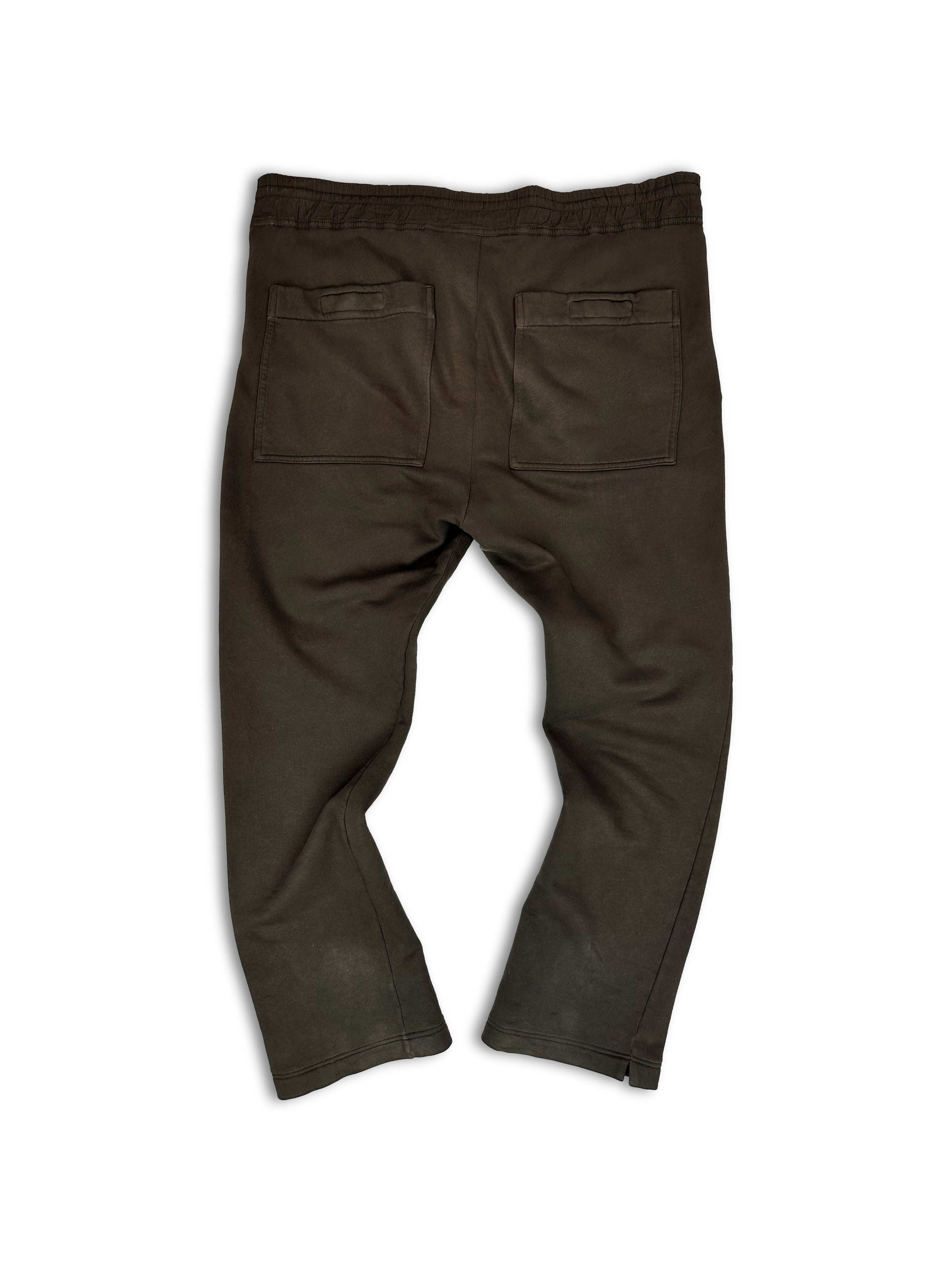 Rick Owens ‘Berlin’ Dark Dust Multi-Zip Drawstring Heavyweight Sweat Pants