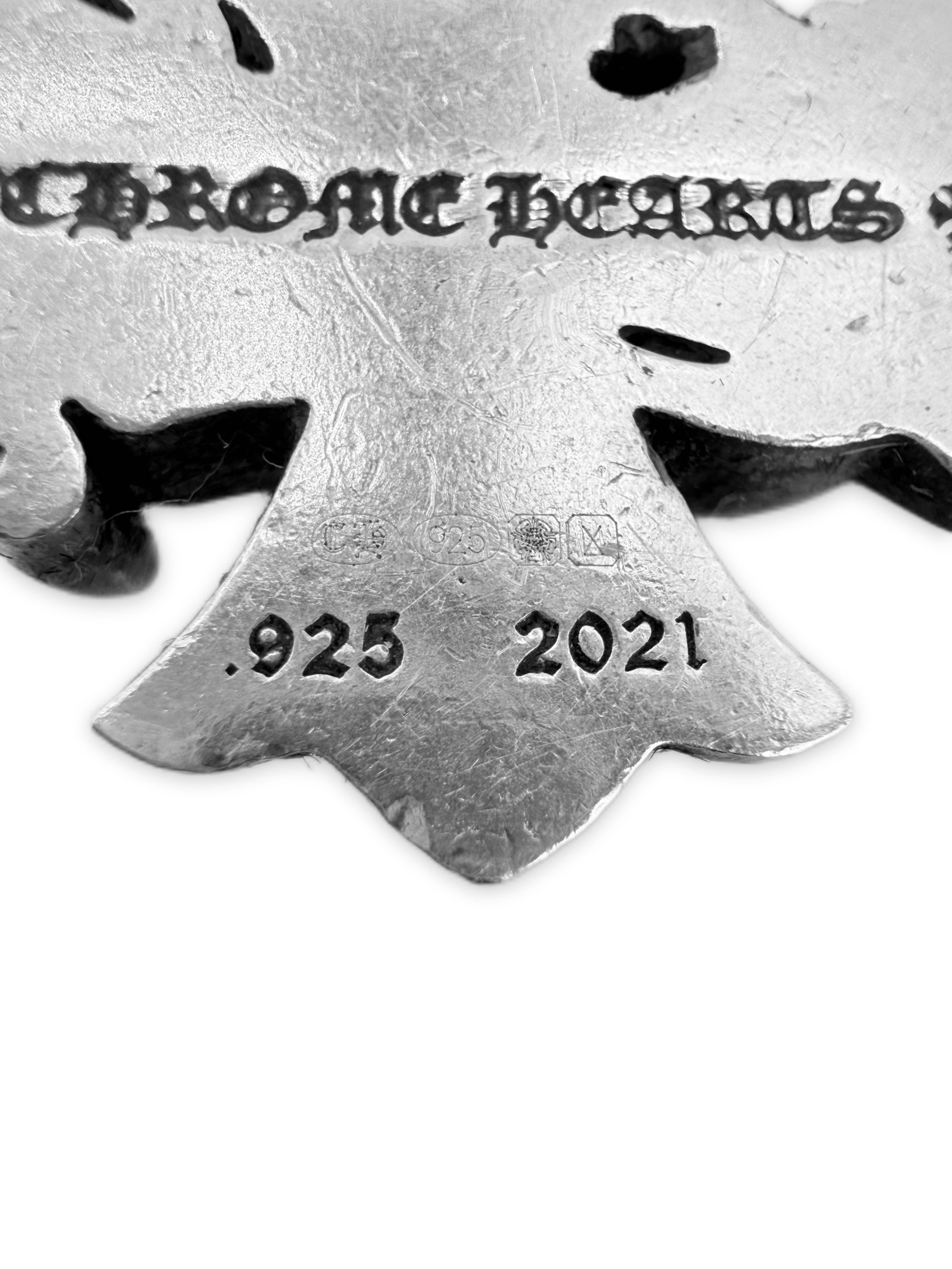 Chrome Hearts ‘CH’ Plus .925 Silver Pendant