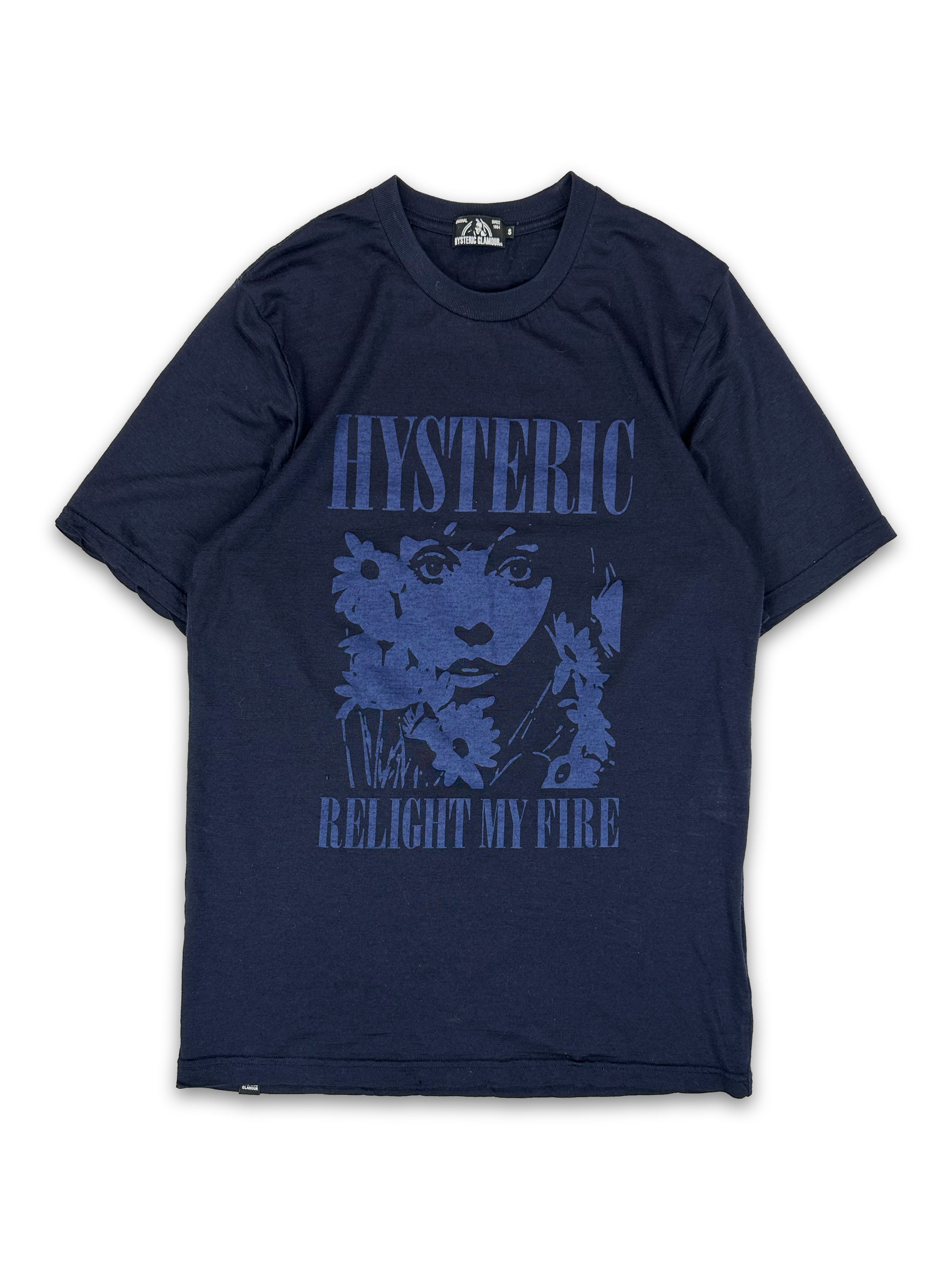 00s Hysteric Glamour ‘Relight My Fire’ Portrait Graphic T-Shirt