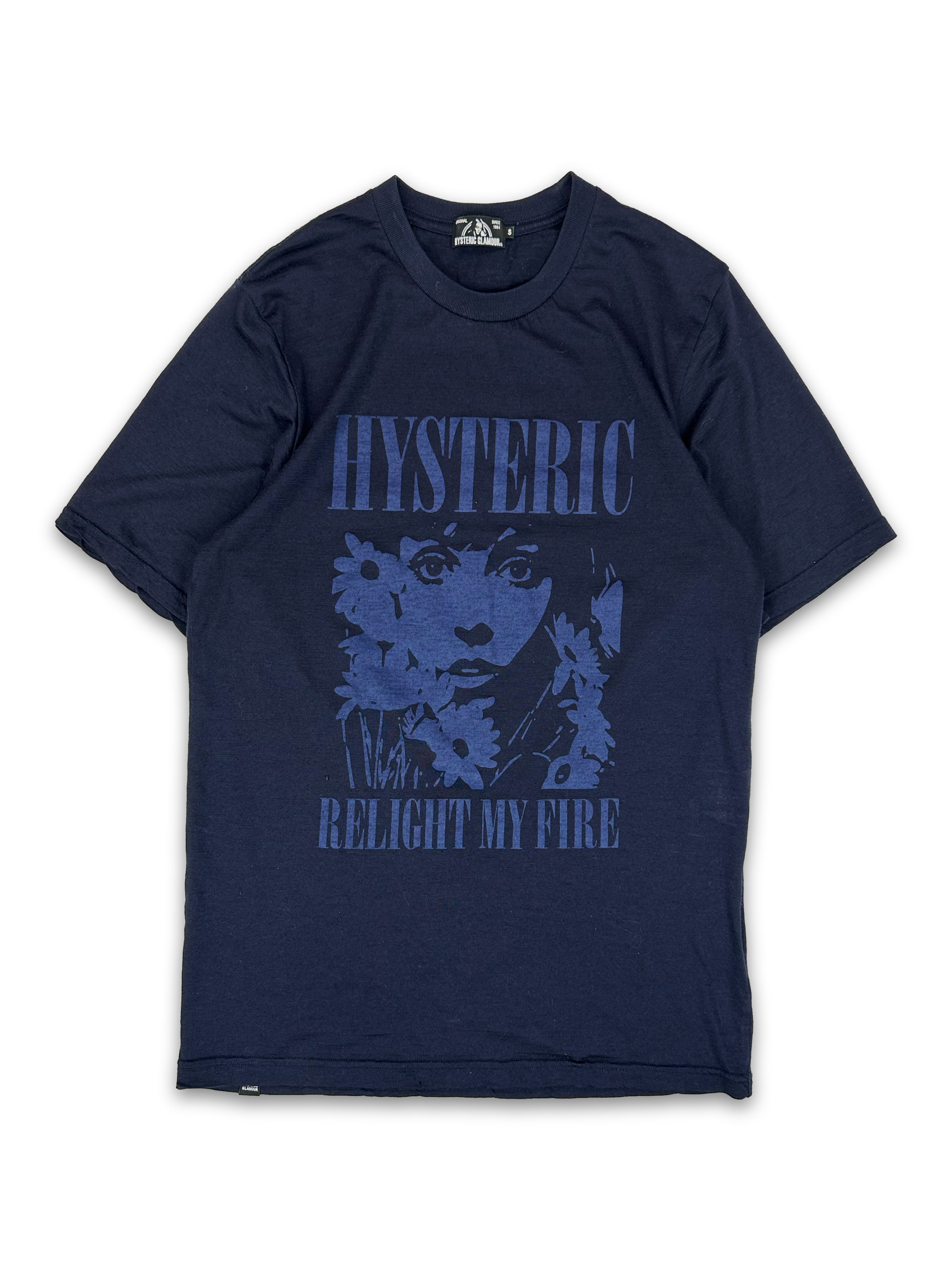00s Hysteric Glamour ‘Relight My Fire’ Portrait Graphic T-Shirt