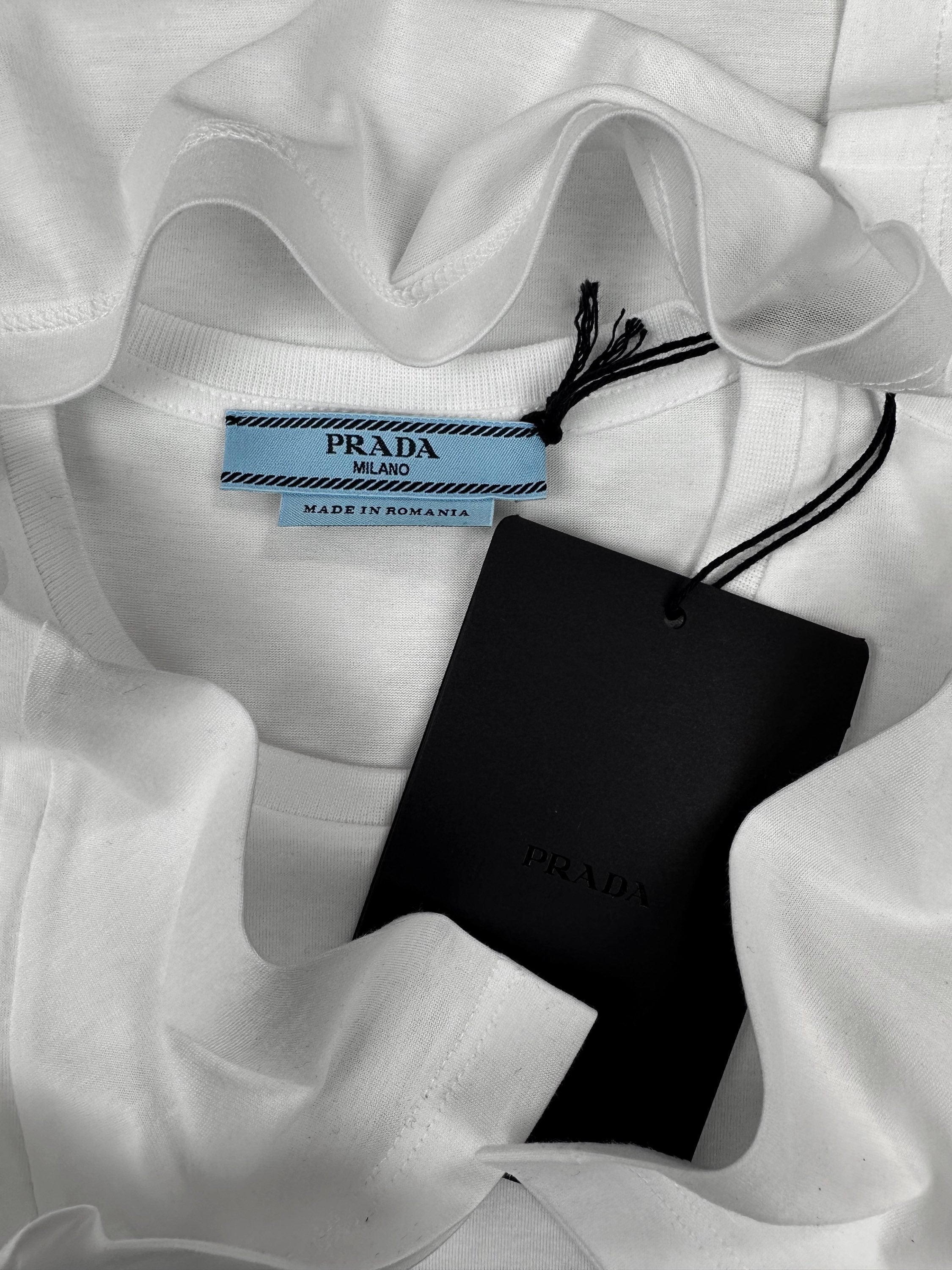 SS22 Prada ‘Staff Exclusive’ White Essential Fitted T-Shirt