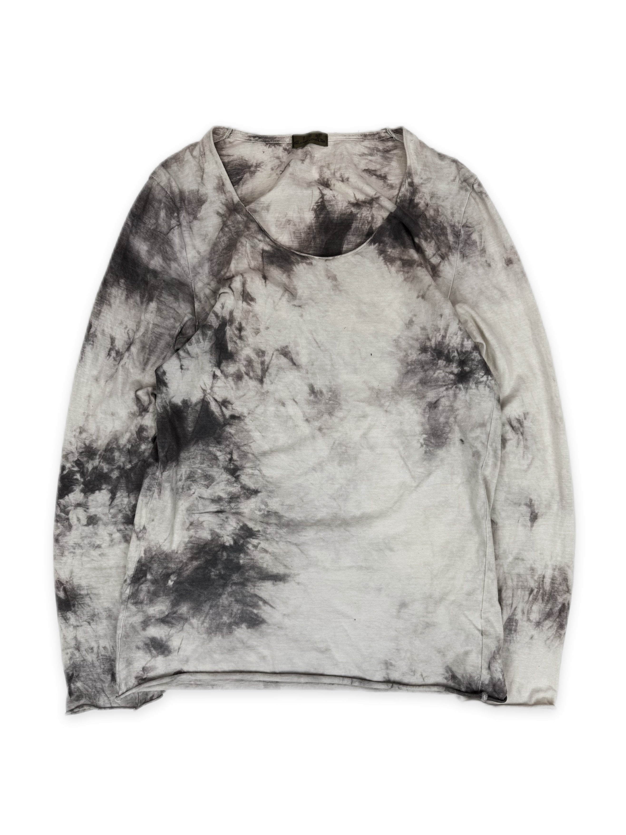 GOA Tie Dye Light Weight Marble Pattern Long Sleeve Shirt