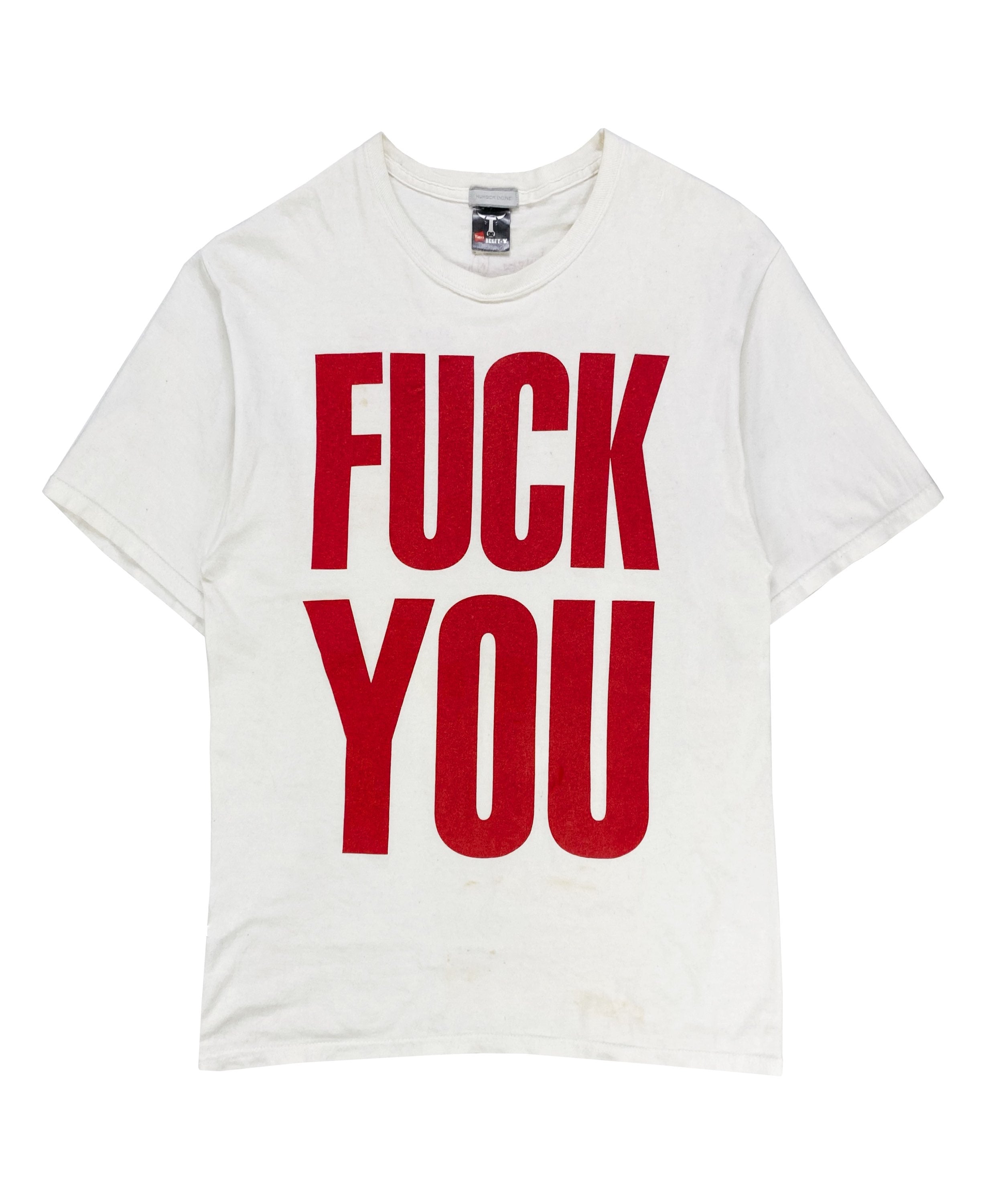 SS06 Number (N)ine ‘Fuck You’ Staff Exclusive Slogan T-Shirt