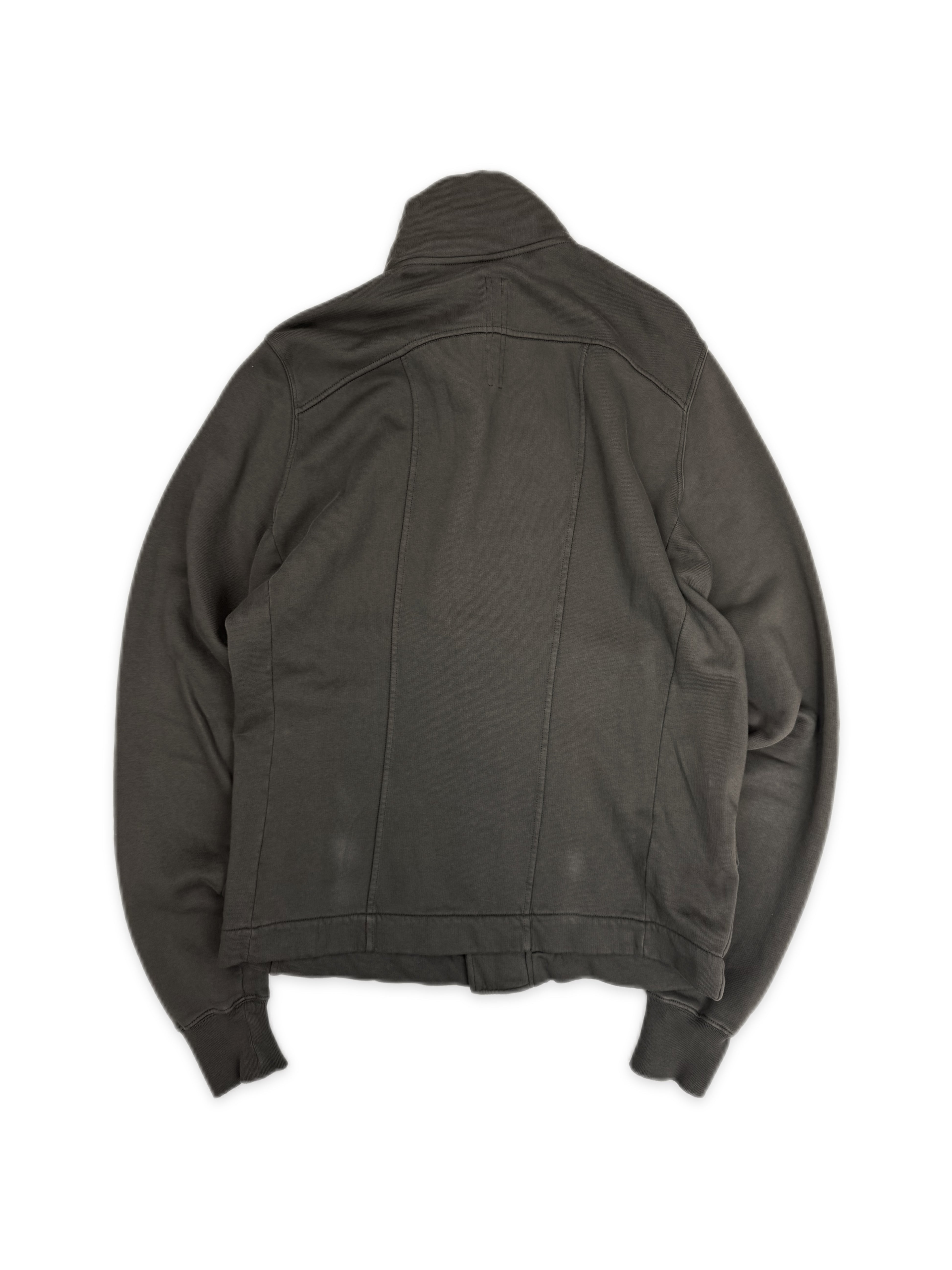 AW15 Rick Owens Asymmetric ‘Bauhaus’ Zip Sweater