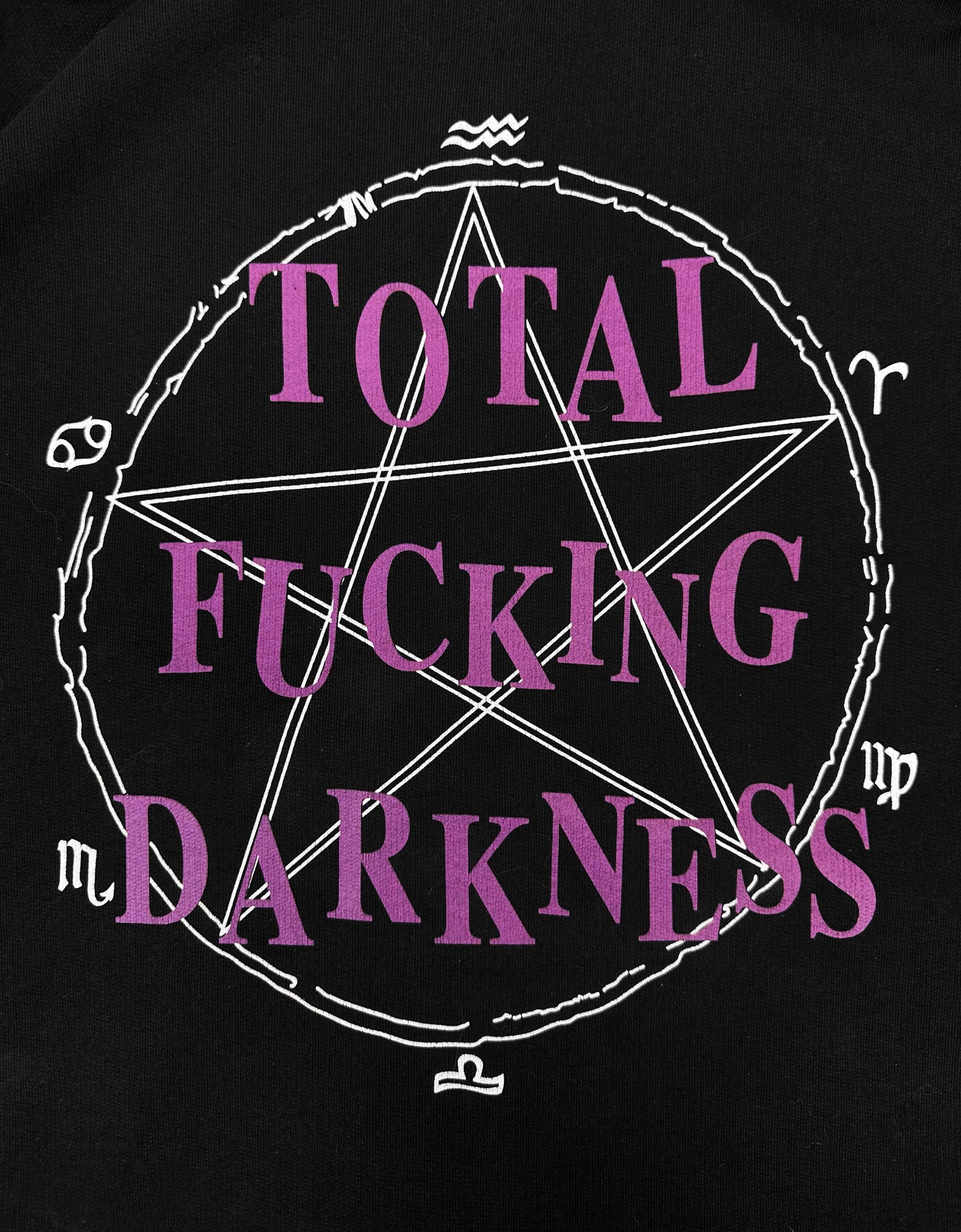 AW17 Vetements Homme ‘Total Fucking Darkness’ Pentagram Hoodie