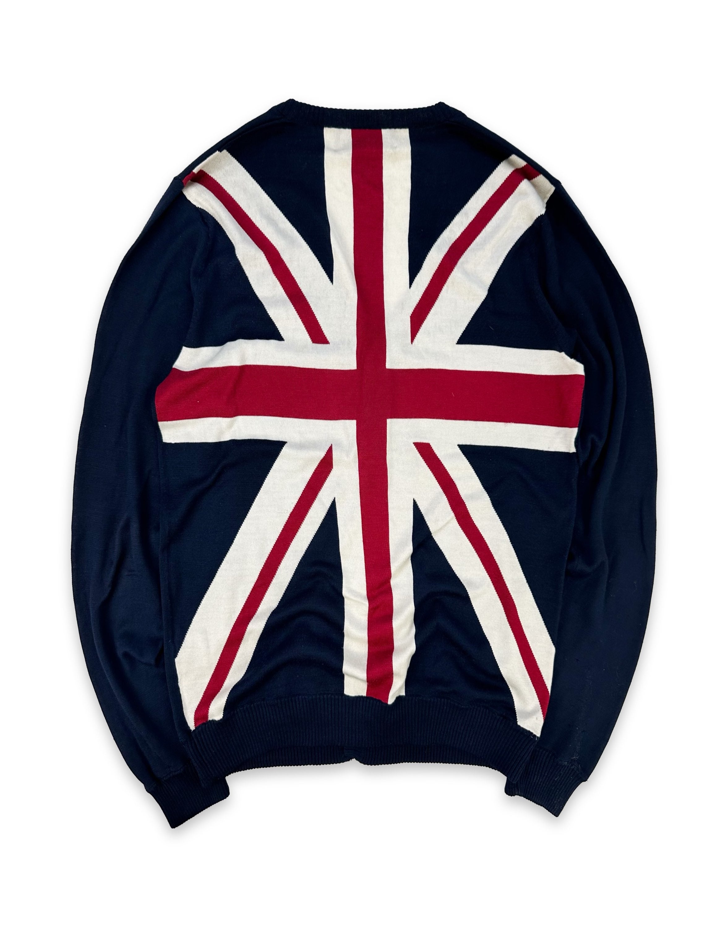 00s Hysteric Glamour ‘Union Jack’ Flag Motif Knitted Cardigan
