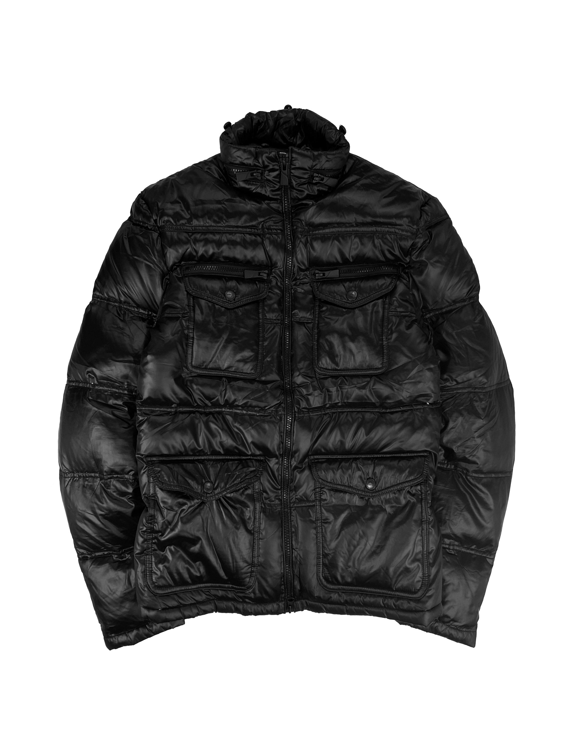 00s Katharine Hamnett Black Down Fill Puffer Jacket