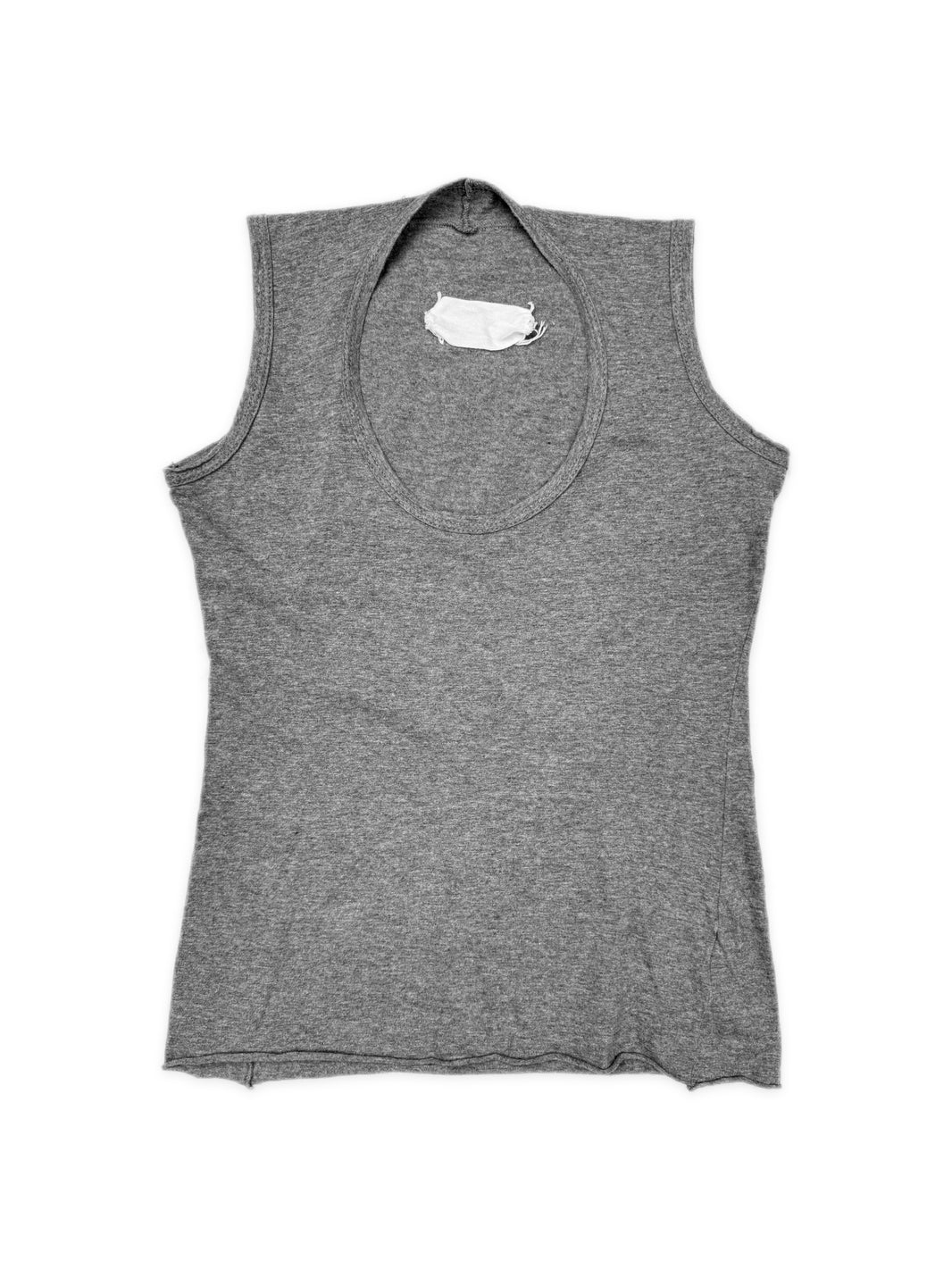 AW98 Maison Margiela ‘Flat’ Collection Heather Grey Tank Top
