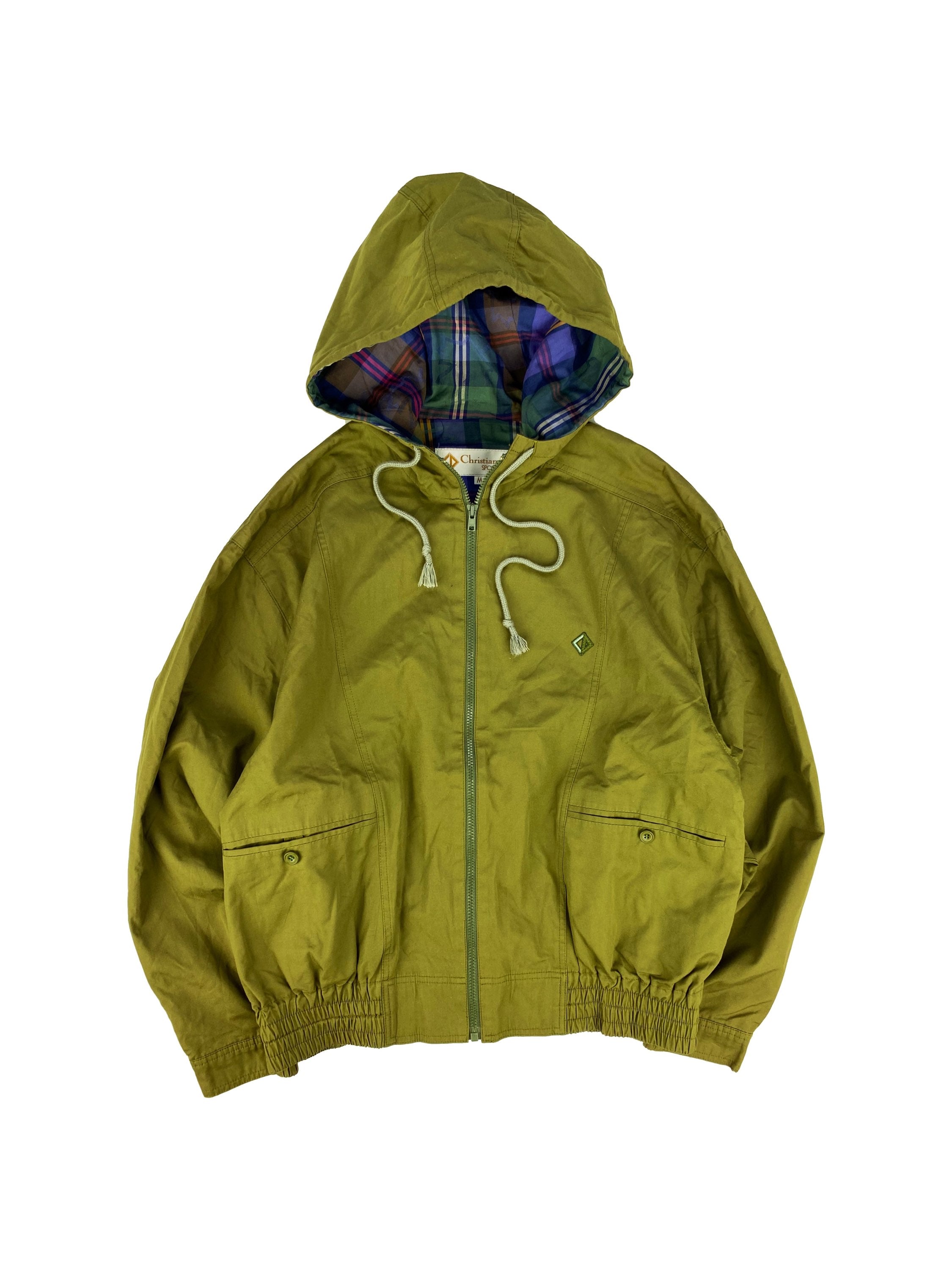 90s Christian Dior ‘Sports’ Olive Green Windbreaker Jacket