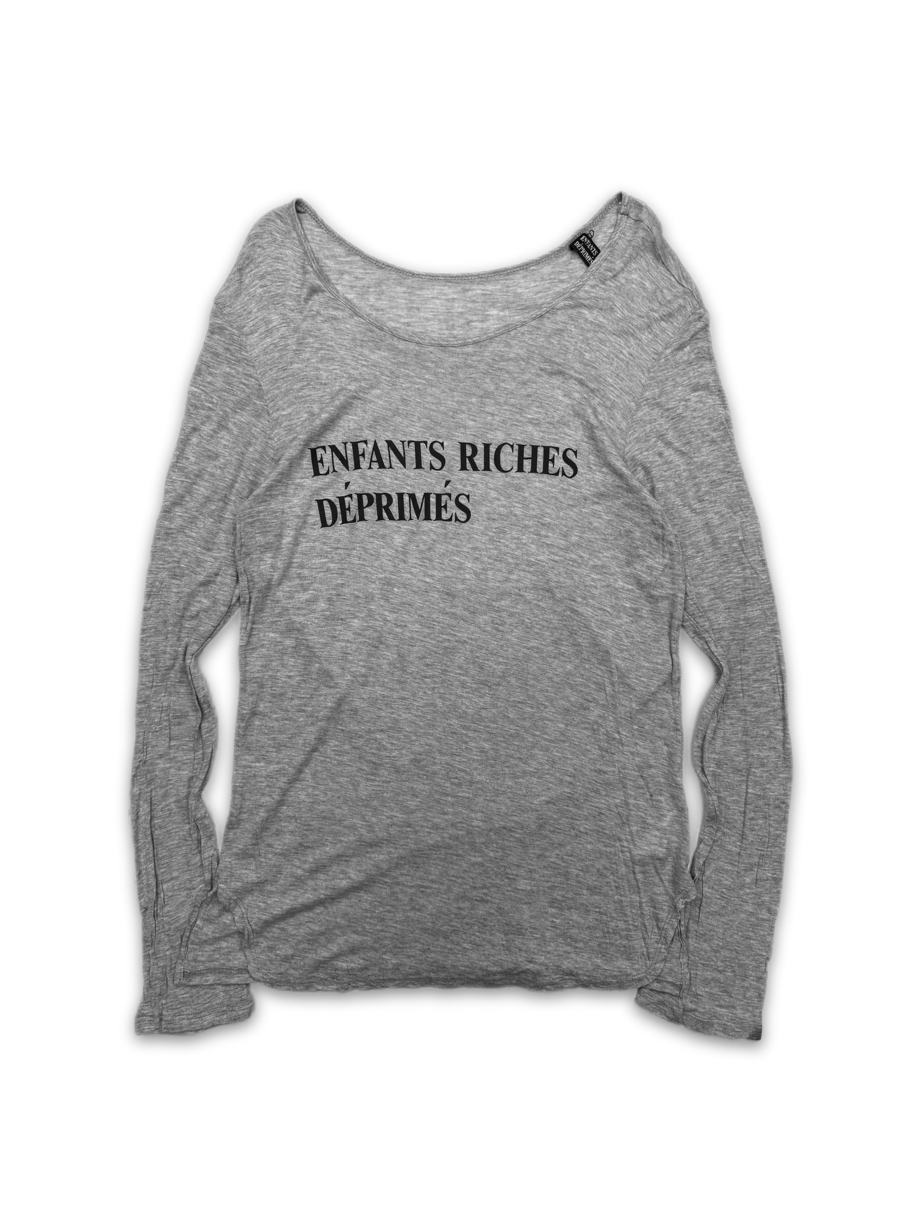 Enfants Riches Deprimes Cashmere ‘Logo’ Long Sleeve Shirt