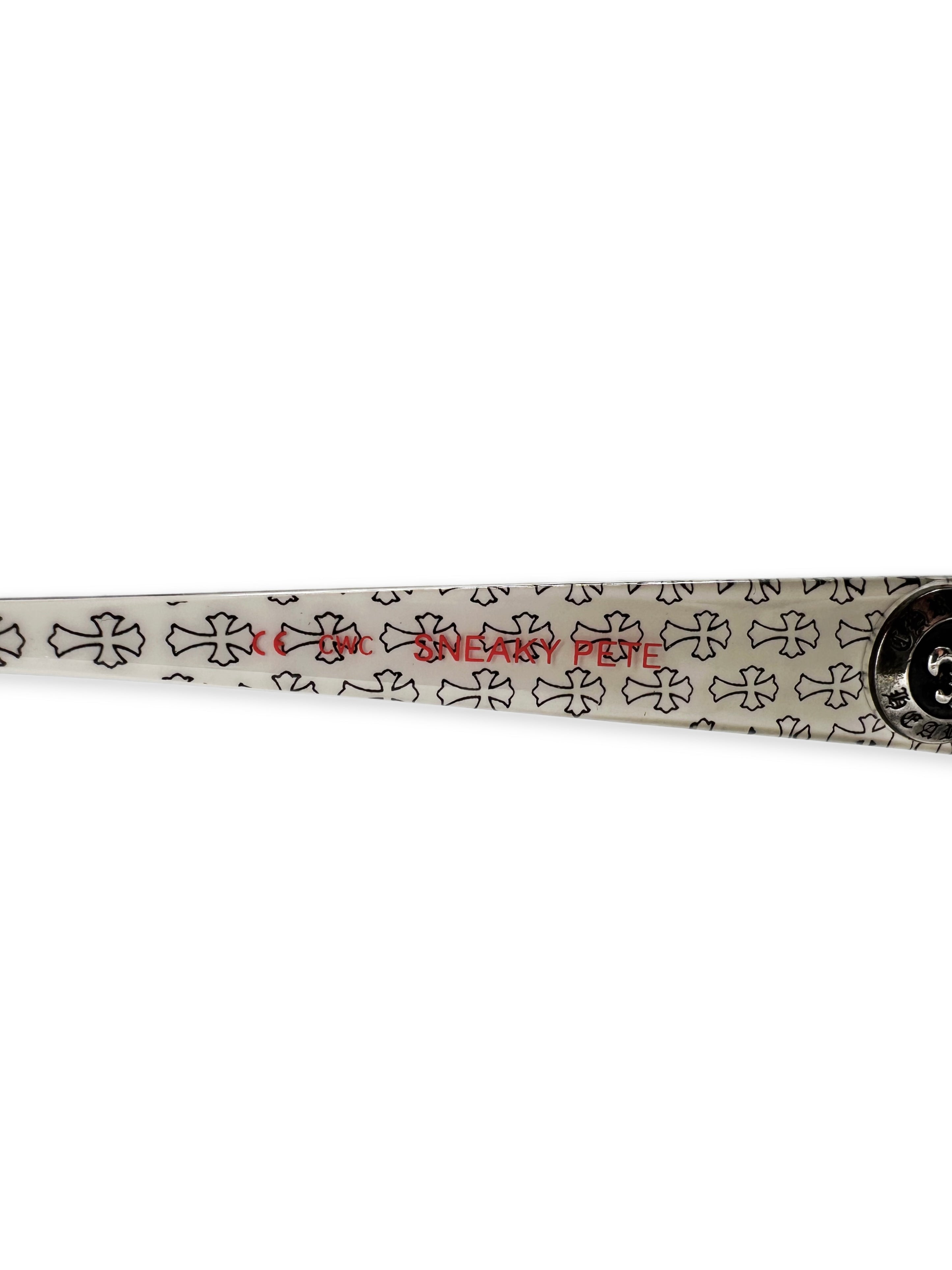 Chrome Hearts ‘Sneaky Pete’ Cross Monogram .925 Silver Glasses