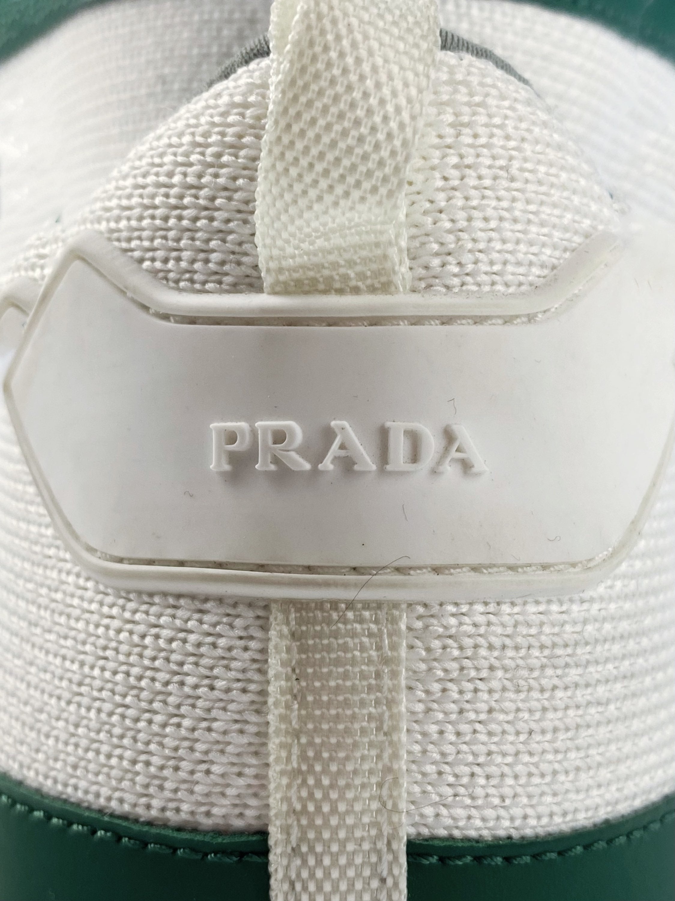 Prada ‘Cloudburst’ Two Tone Lace-up Knit Sneakers