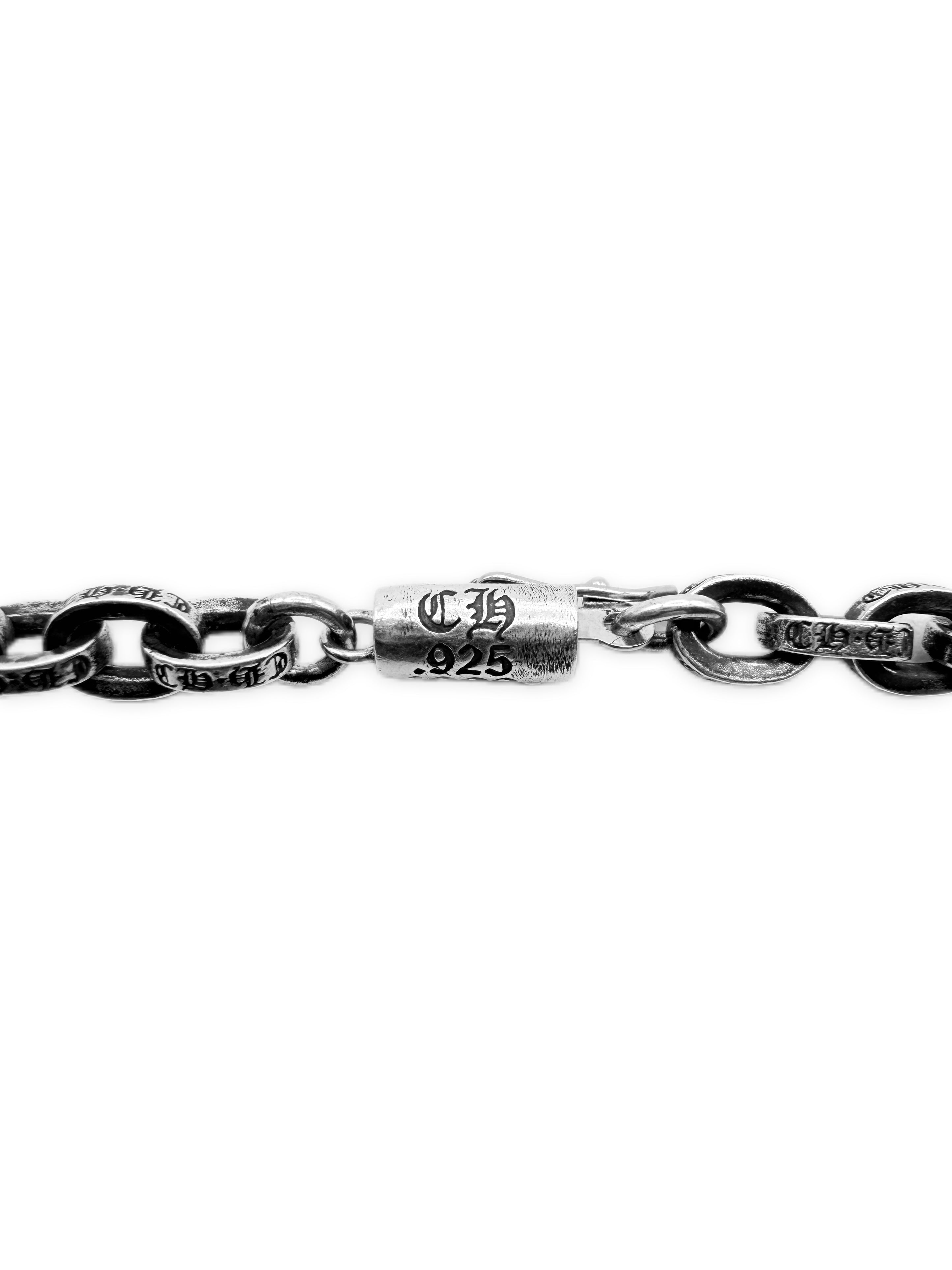 Chrome Hearts Baby Fat 18 in Paper Chain .925 Silver Necklace