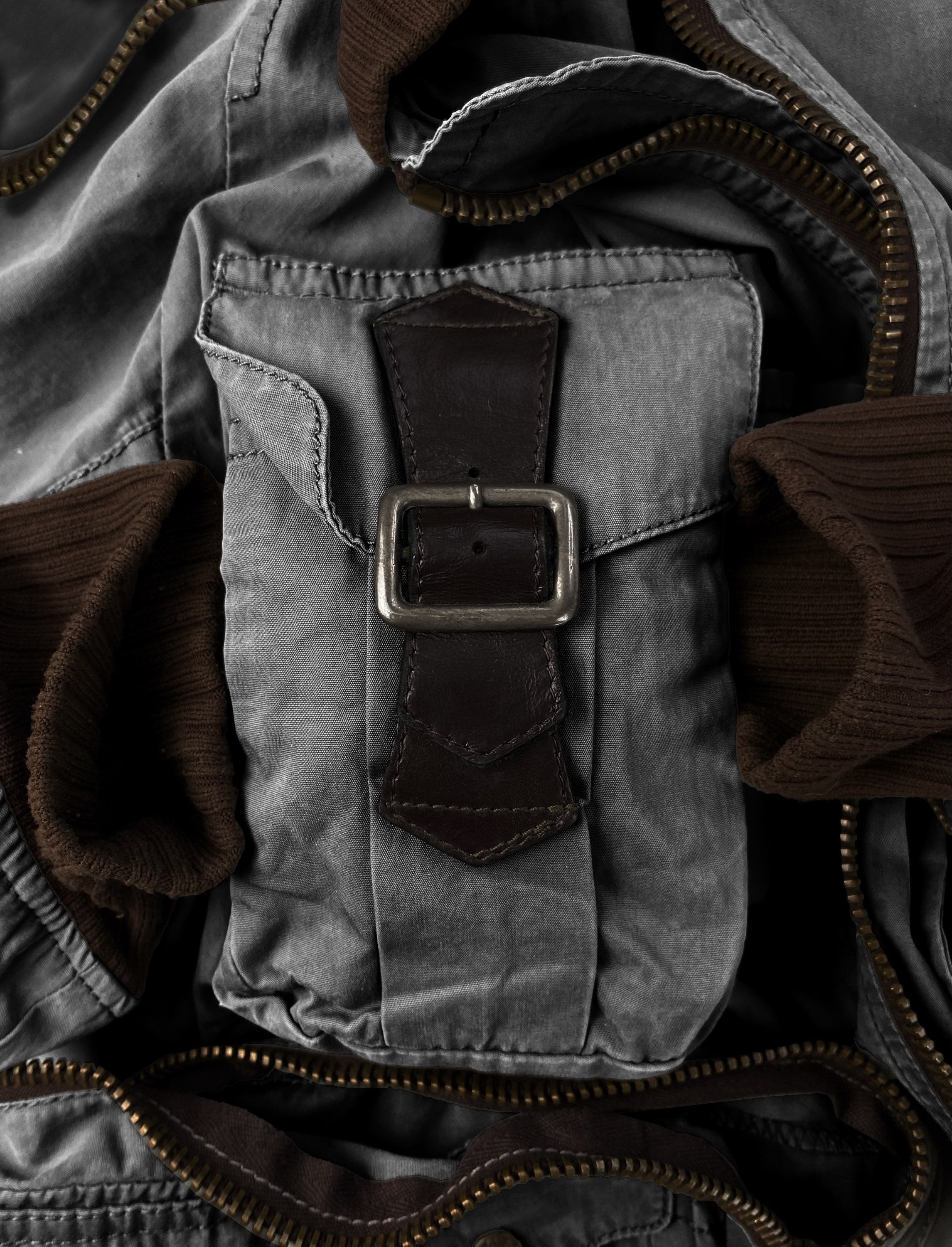 SS03 Dolce & Gabbana ‘3D’ Cargo Pocket Metallic Hunting Jacket