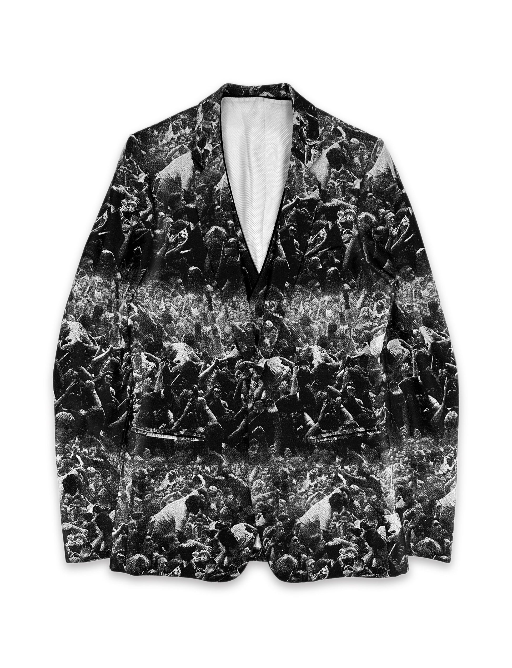 AW09 Number (N)ine x Charles Peterson ‘Moshpit’ Jacquard Blazer