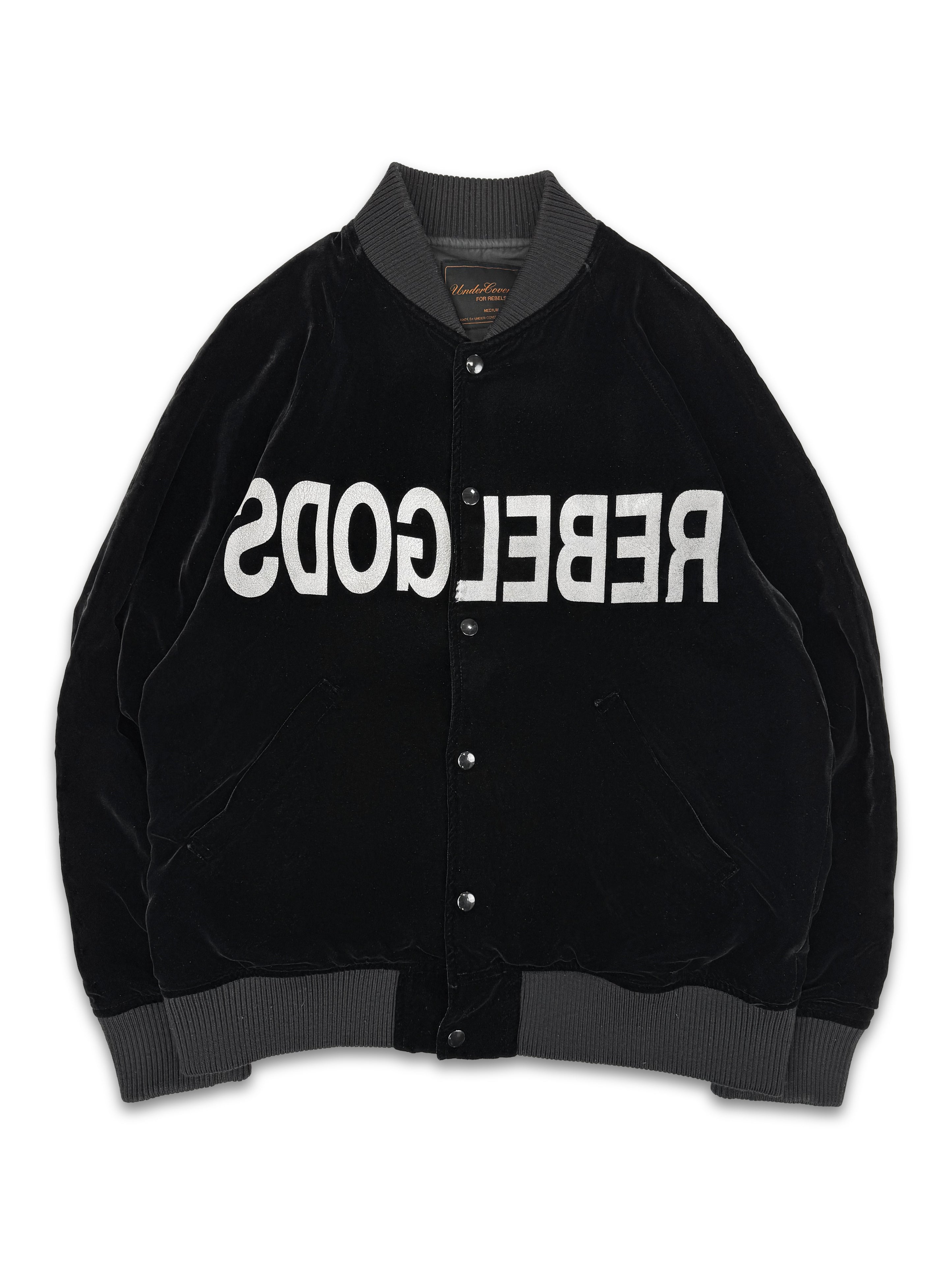 AW02 Undercover ‘Rebelgods’ Velour Witches Cell Bomber Jacket
