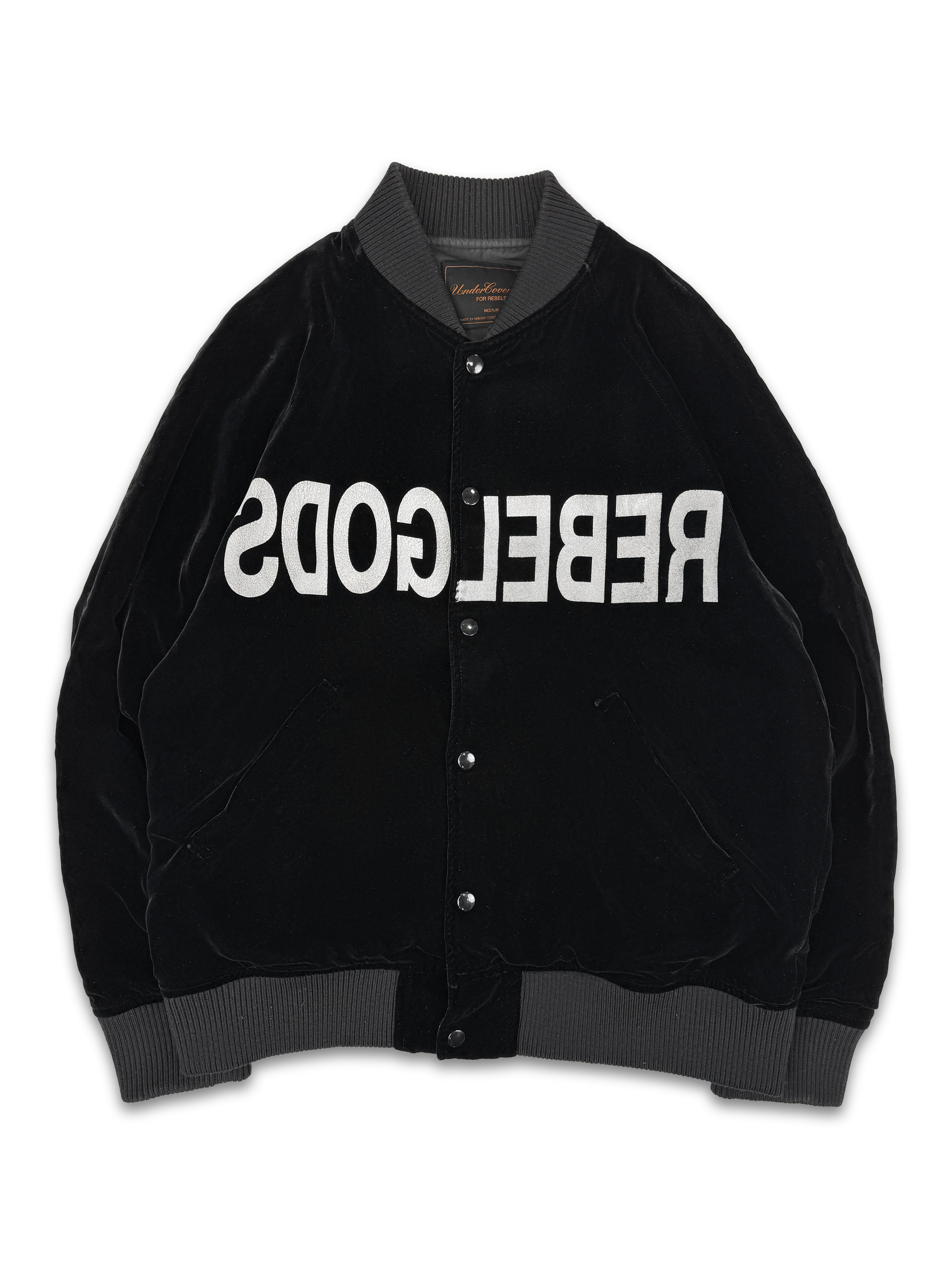 AW02 Undercover ‘Rebelgods’ Velour Witches Cell Bomber Jacket