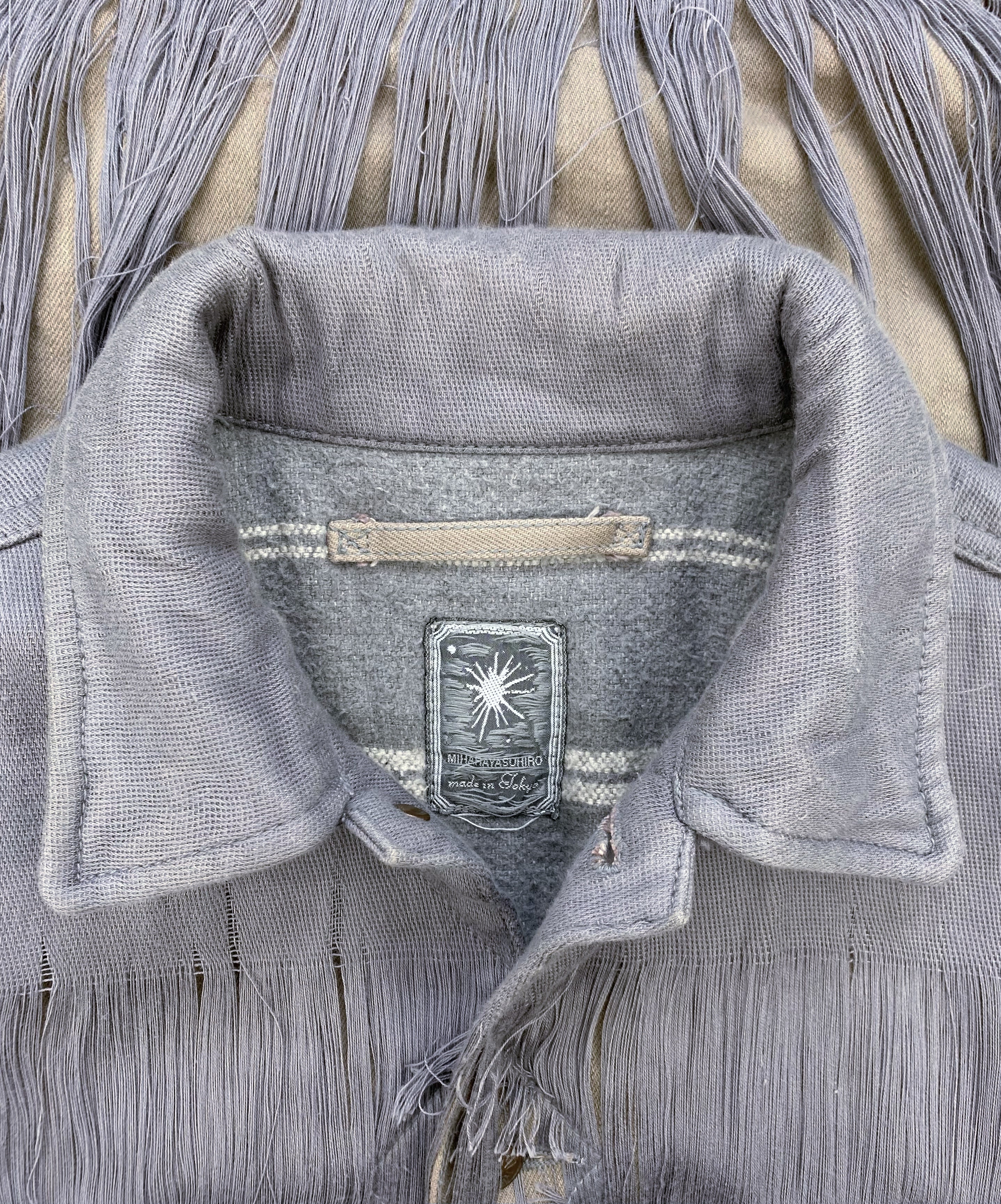 AW07 Mihara Yasuhiro ‘Mummy’ Distressed Lilac Jacket