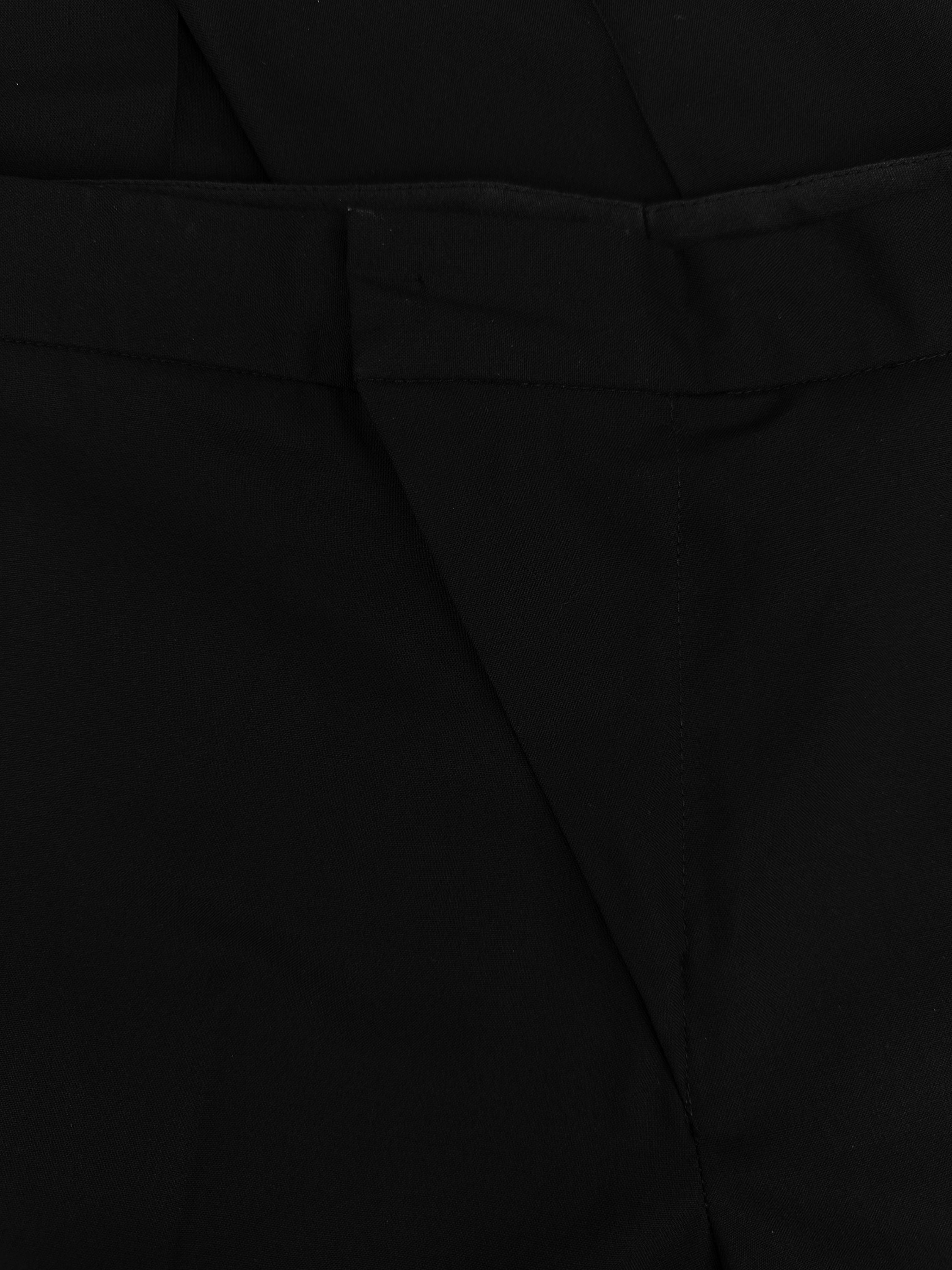SS07 Raf Simons Black ‘Asymmetric’ Slim Cut Suit Pants