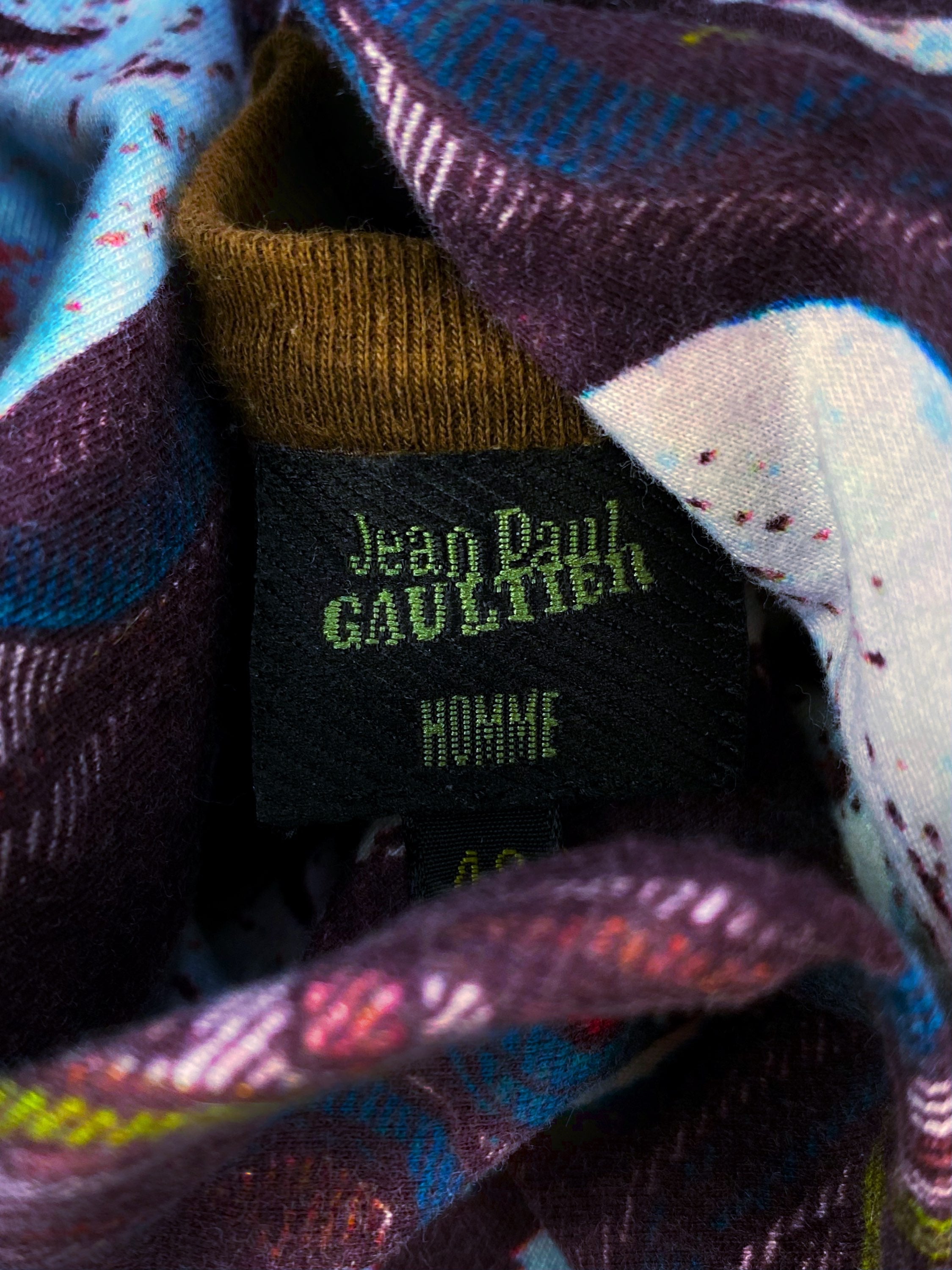 90s Jean Paul Gaultier ‘Devil’s Hand’ Gothic Tattoo Longsleeve