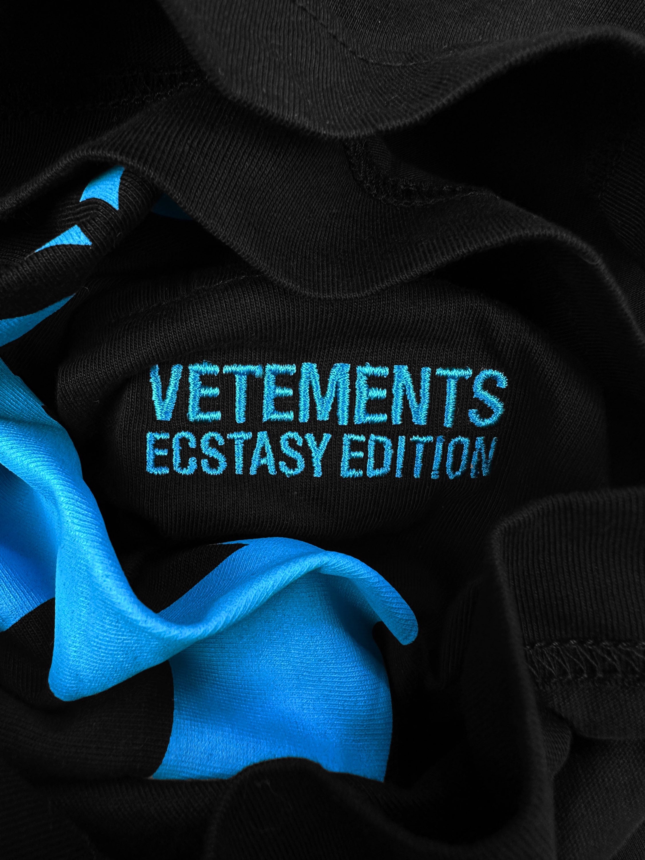 SS20 Vetements ‘Ecstasy’ Logo Oversized Graphic T-Shirt
