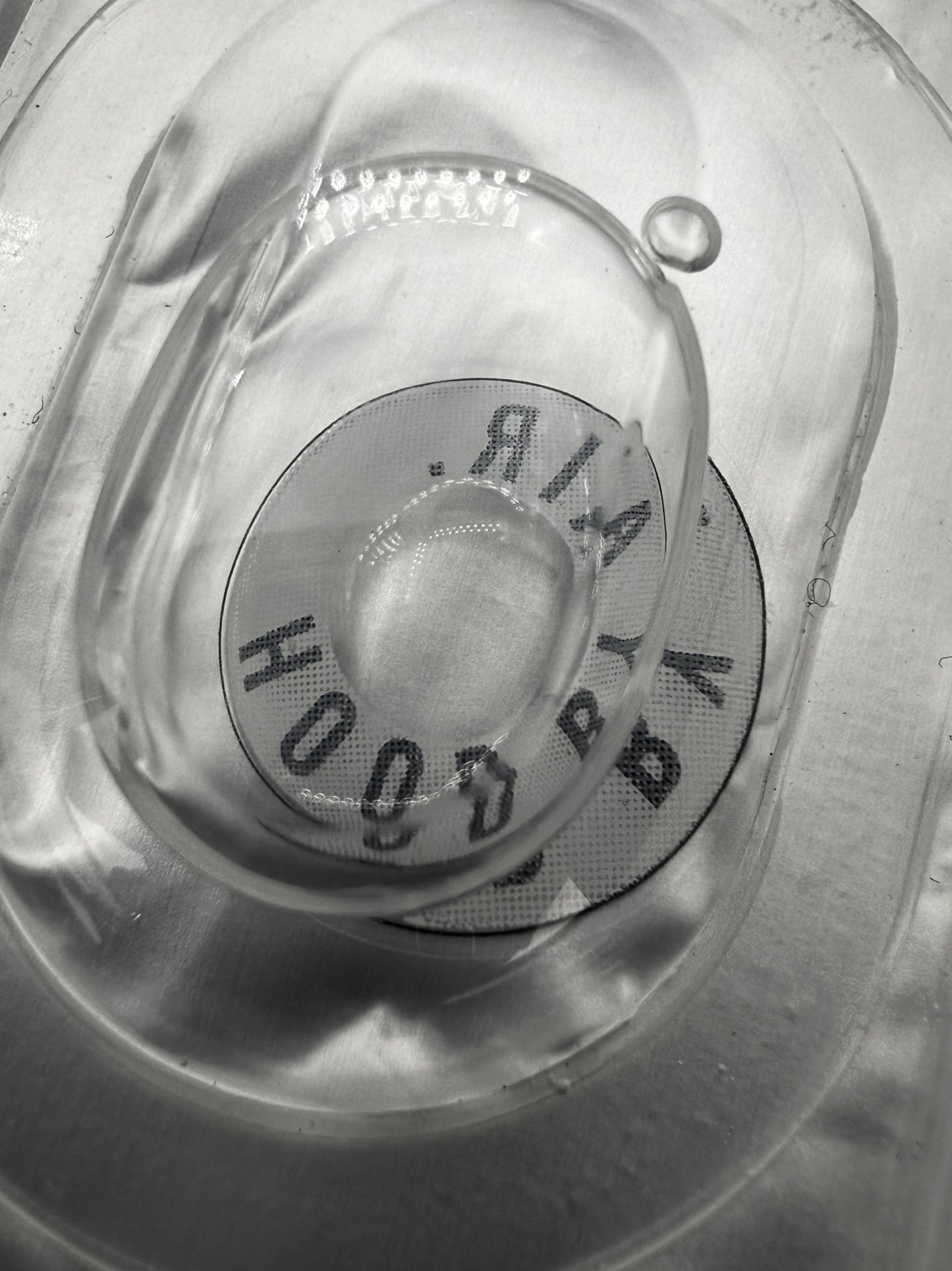 SS15 Hood by Air UNRELEASED SAMPLE Monogram Logo Eye Contacts