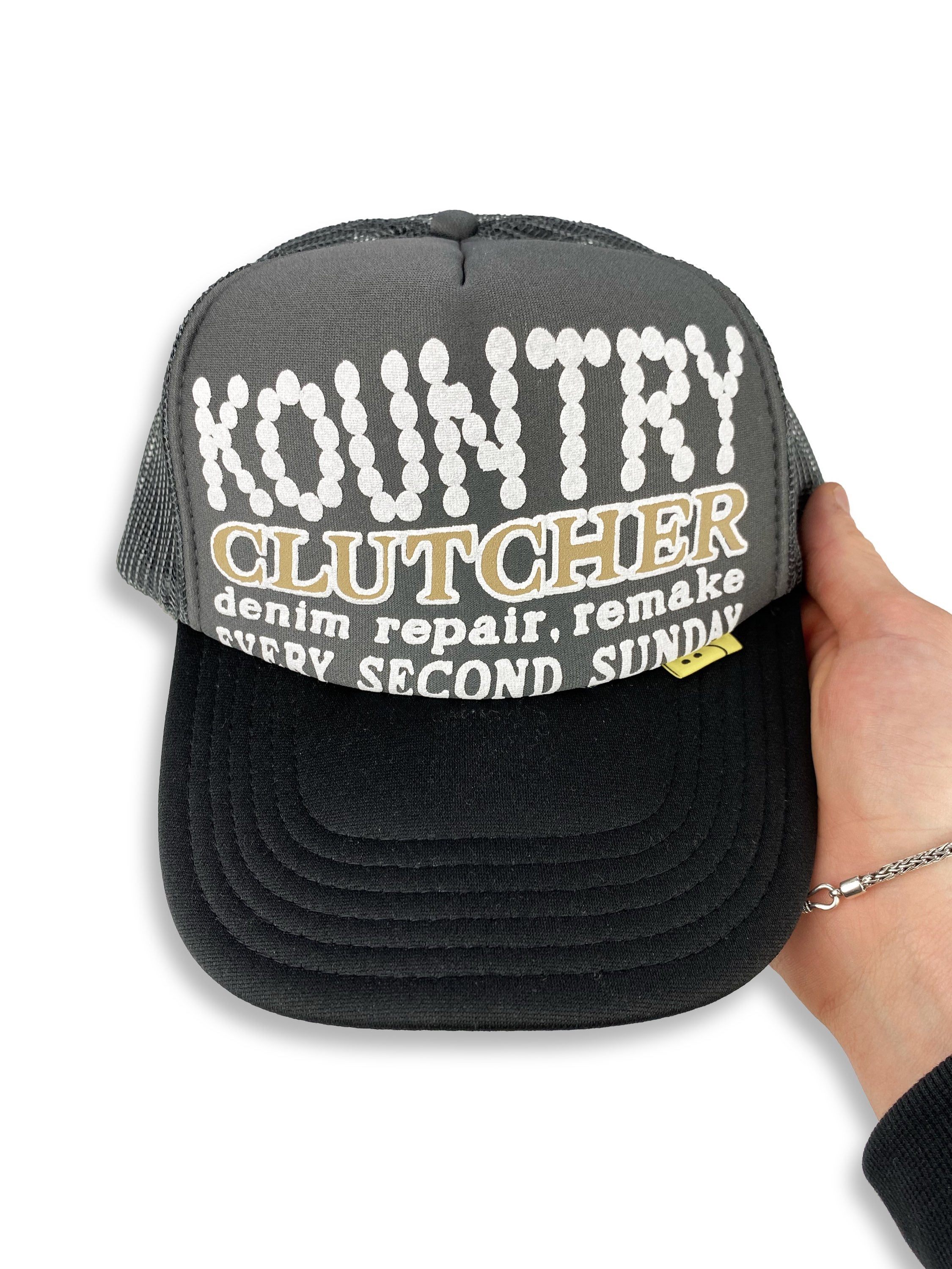 SS23 Kapital Kountry Pearl ‘Clutcher’ Mesh Trucker Hat