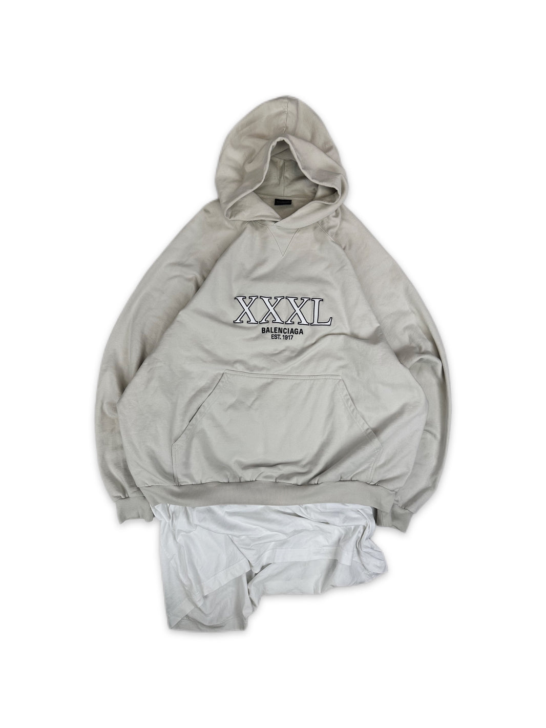 SS23 Balenciaga ‘XXXL’ Layered T-Shirt Oversized Hoodie