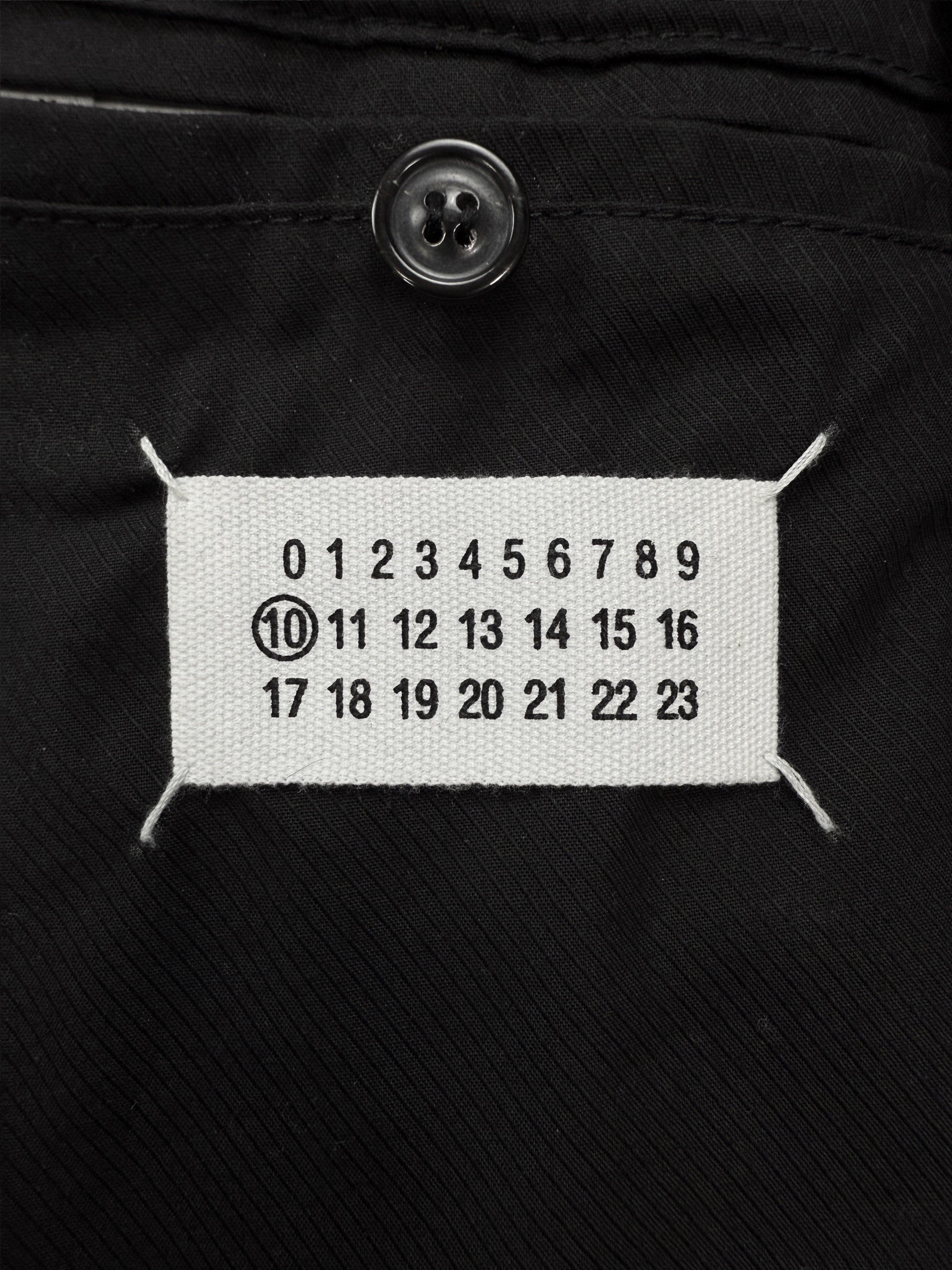 SS09 Maison Margiela Laser Cut Suede Black Layered Jacket