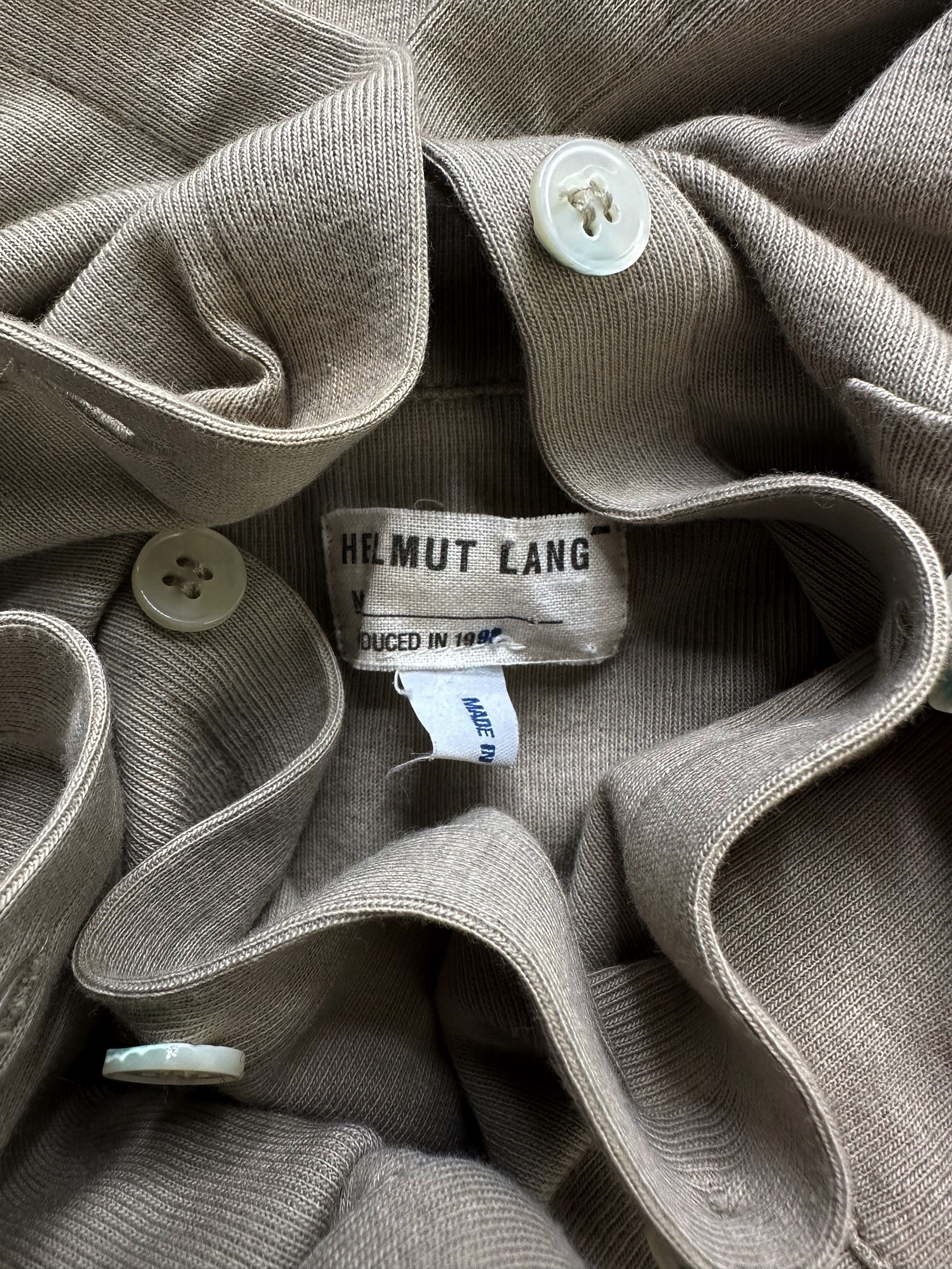 SS98 Helmut Lang Button Down Chest Pocket Collared Shirt