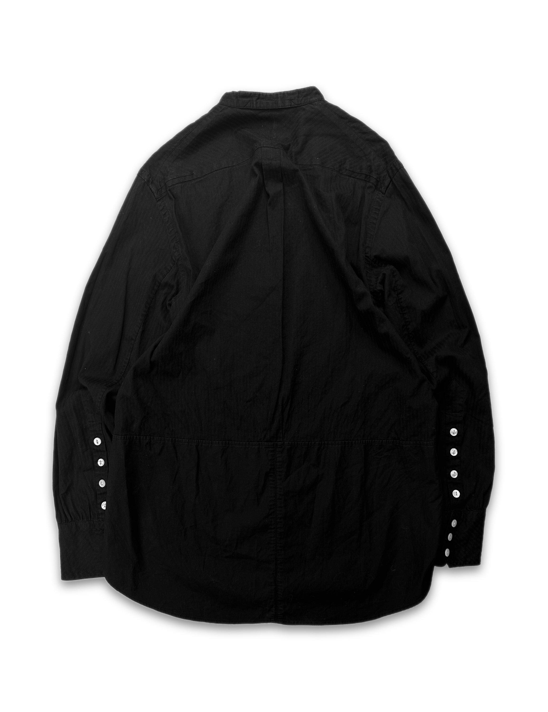 00s Number (N)ine ‘Western’ Black Button Up Long Sleeve Shirt