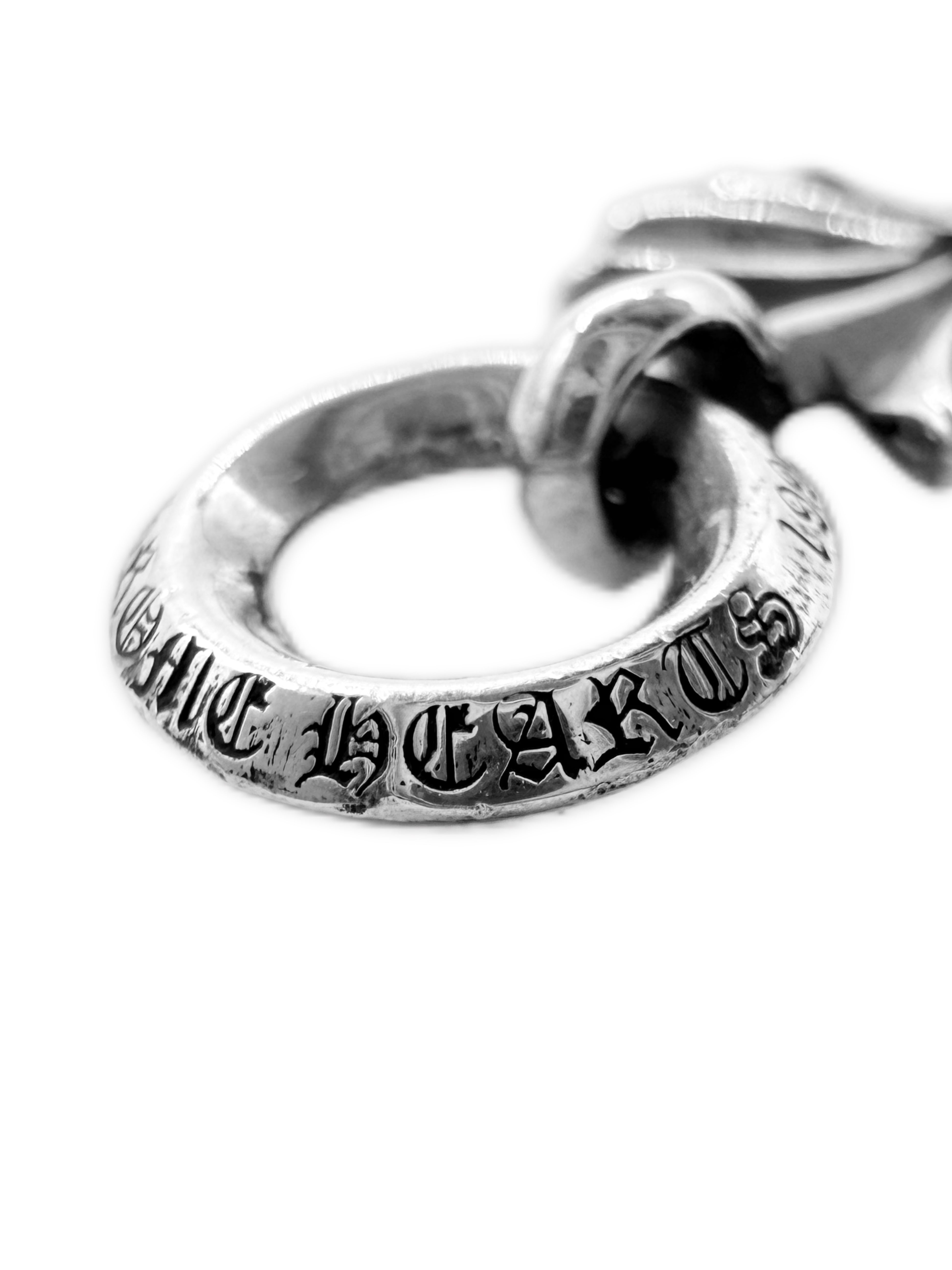 Chrome Hearts Tiny CH Cross Bail .925 Silver Pendant