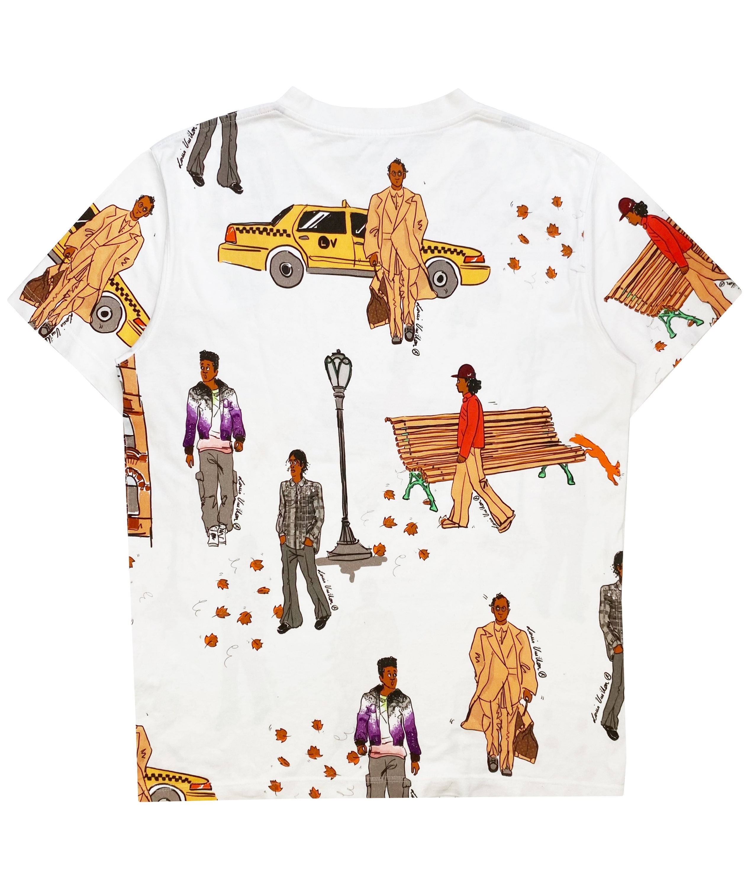 AW19 Louis Vuitton by Virgil Abloh ‘New York City’ Graphic T-Shirt