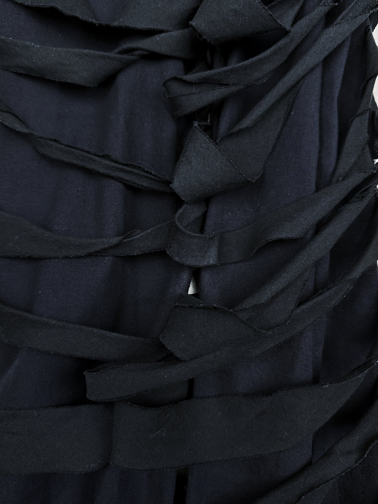 SS04 Helmut Lang PRESS SAMPLE ‘Mummy’ Bondage Navy Poplin Pants