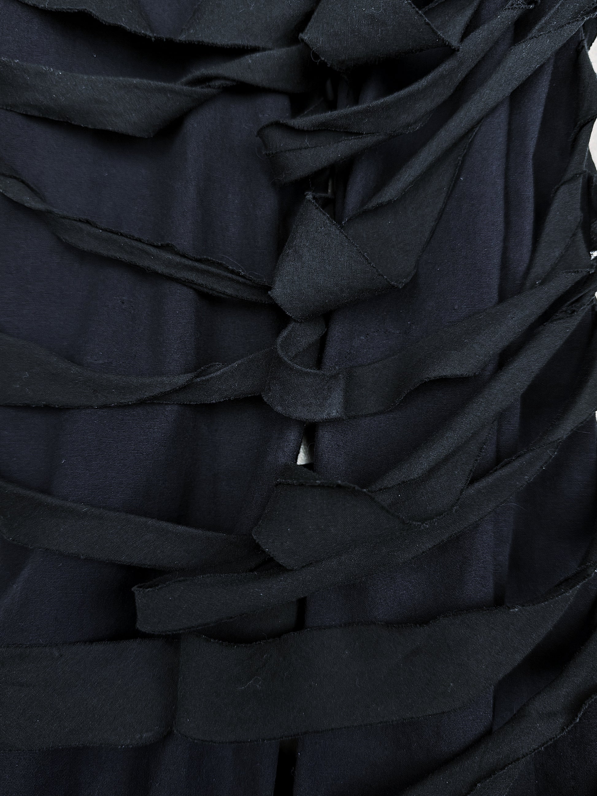 SS04 Helmut Lang PRESS SAMPLE ‘Mummy’ Bondage Navy Poplin Pants