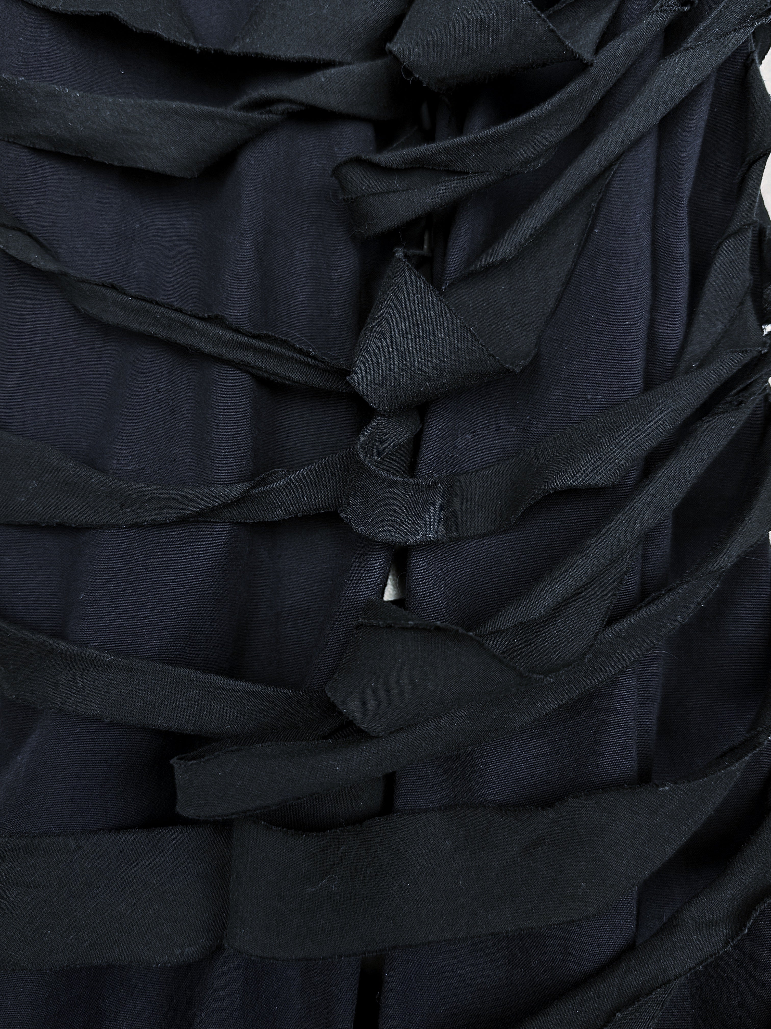 SS04 Helmut Lang PRESS SAMPLE ‘Mummy’ Bondage Navy Poplin Pants