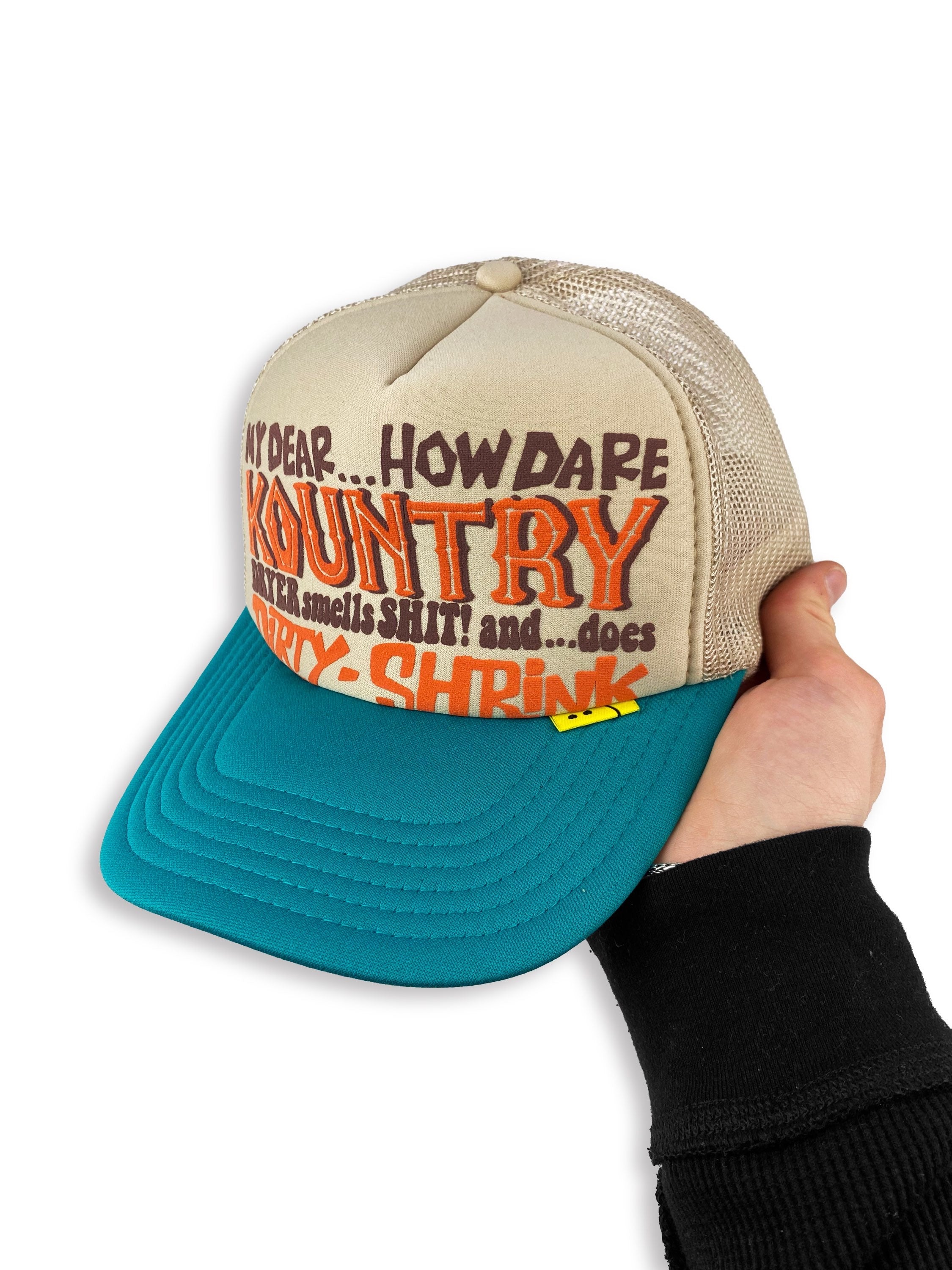 SS23 Kapital Kountry Two Tone Graphic Mesh Trucker Hat