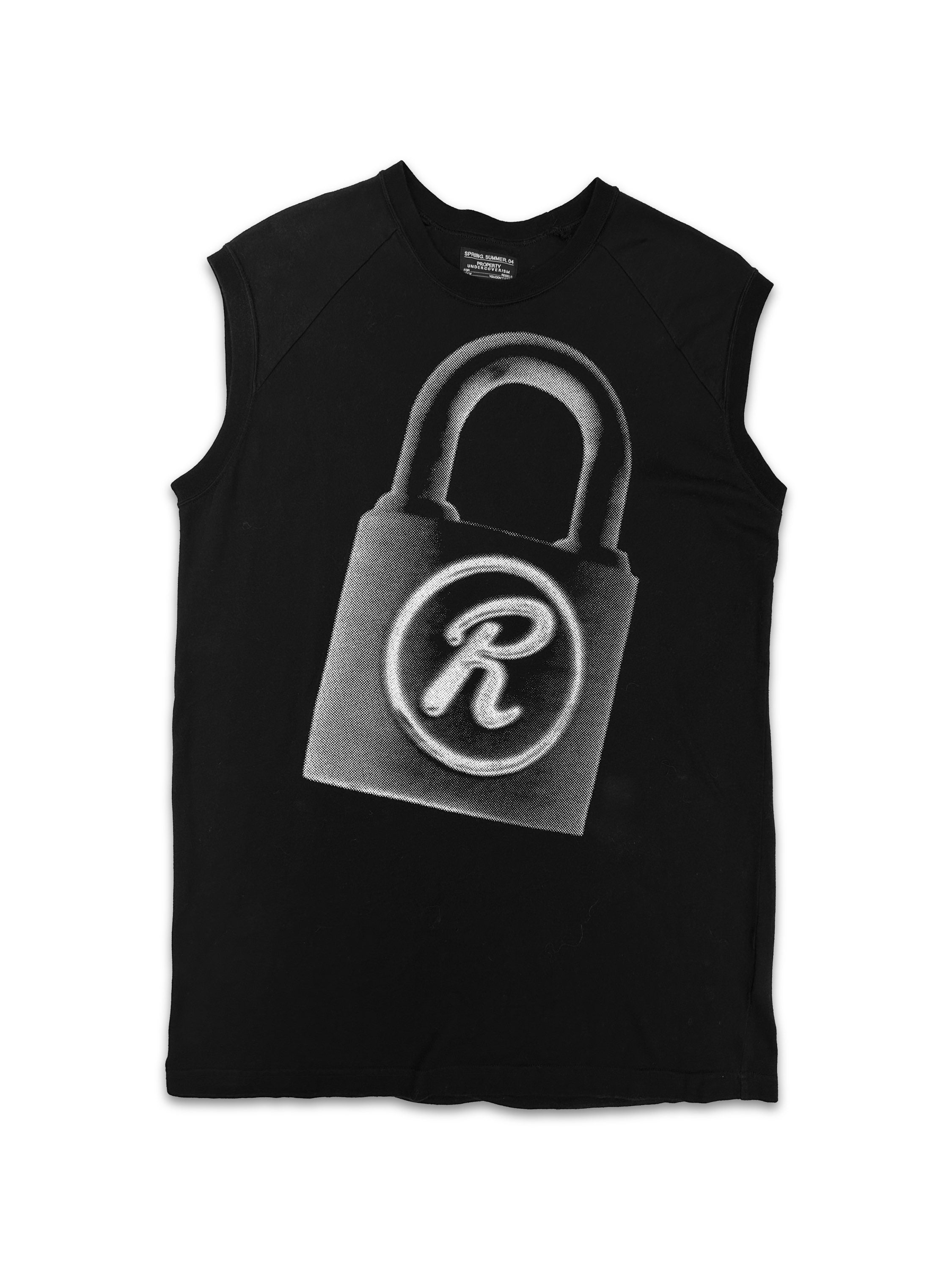 Undercover x Fragment ‘R’ Padlock Black Sleeveless Tank-top