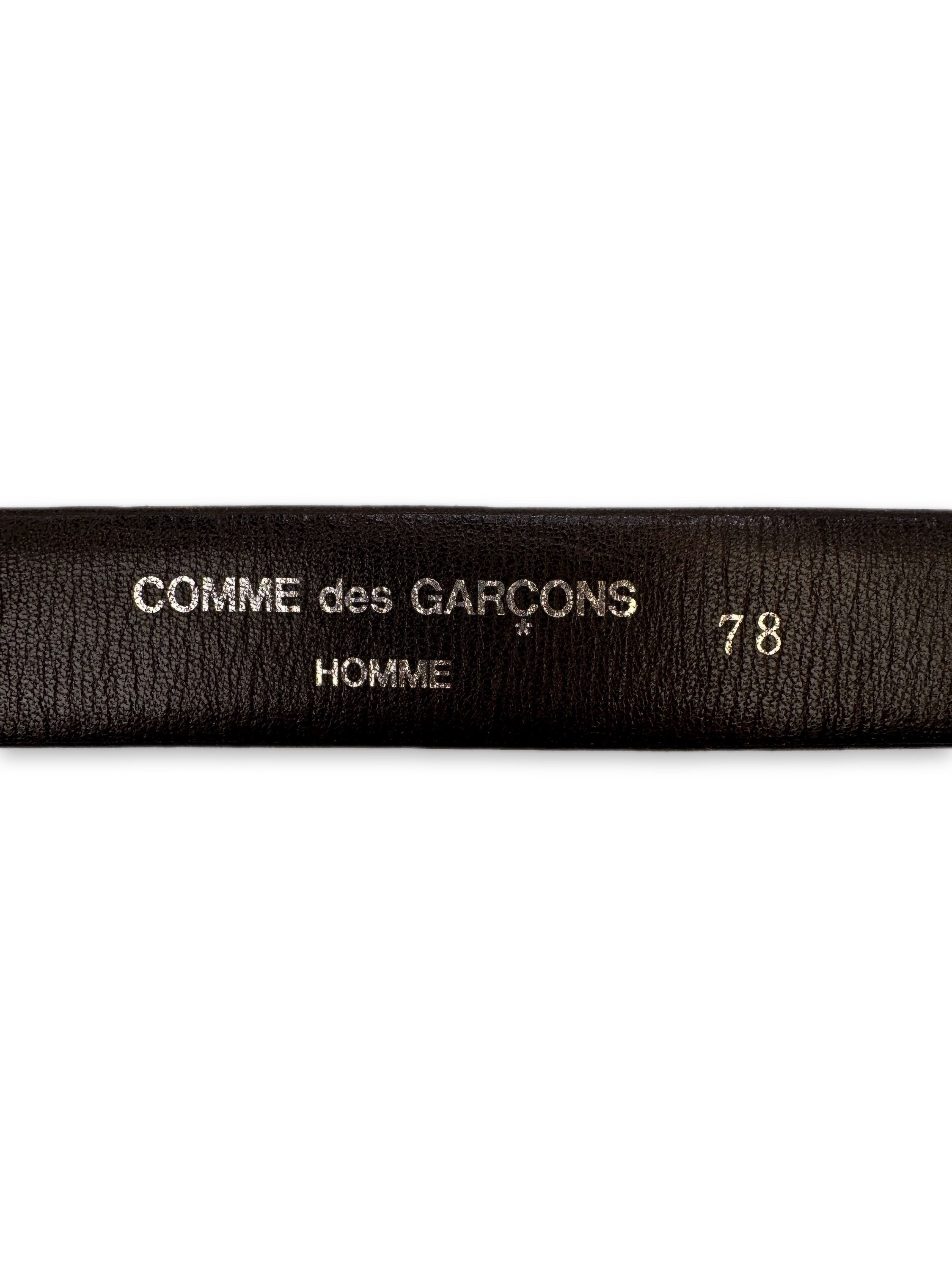 00s Comme des Garçons Homme Plus Brown Leather Belt