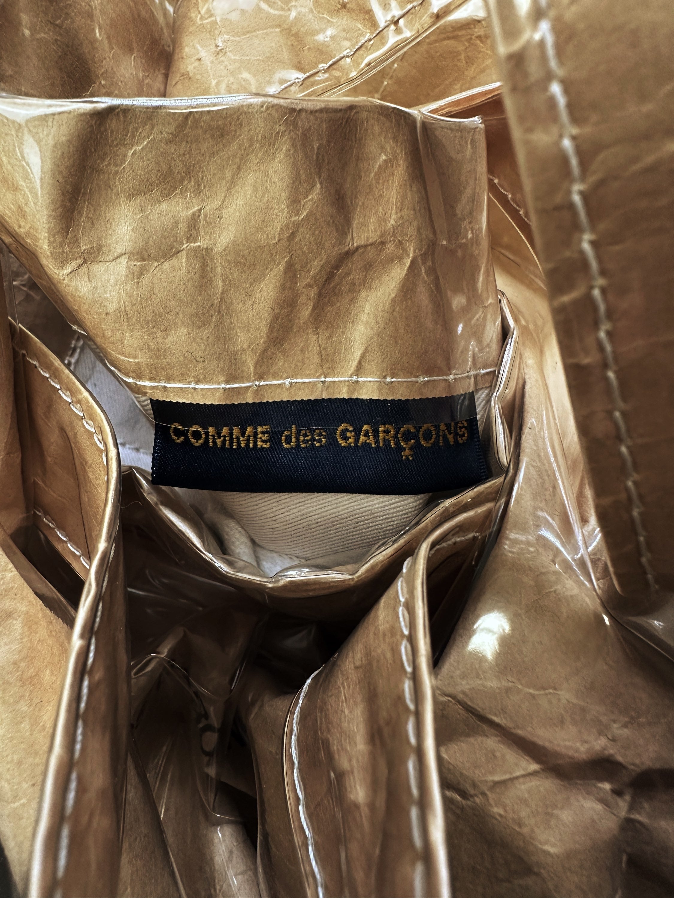 2021 Comme des Garçons ‘Paper’ PVC Tote Bag