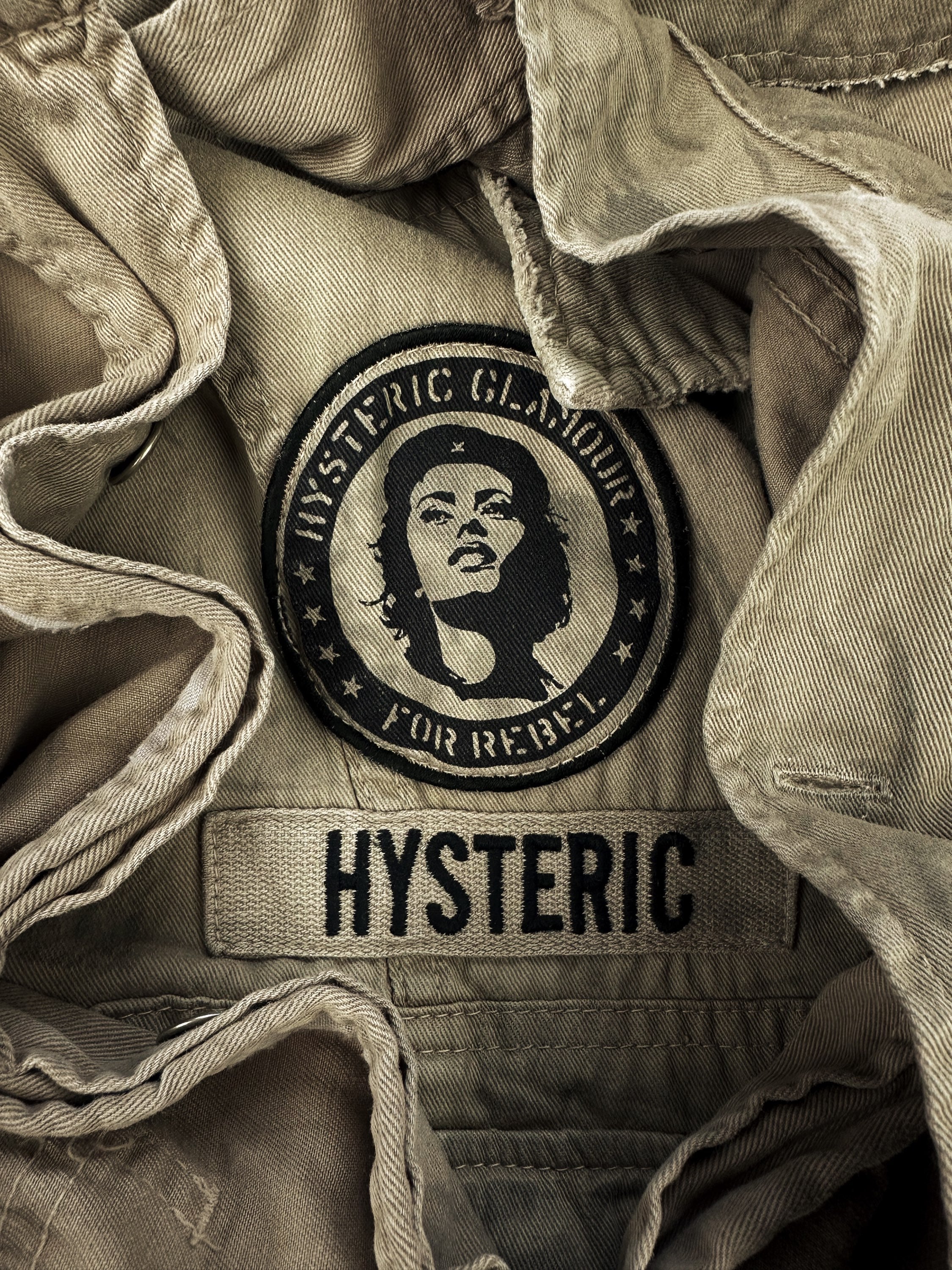 00s Hysteric Glamour ‘Patched’ Multi Pocket Cargo Shirt