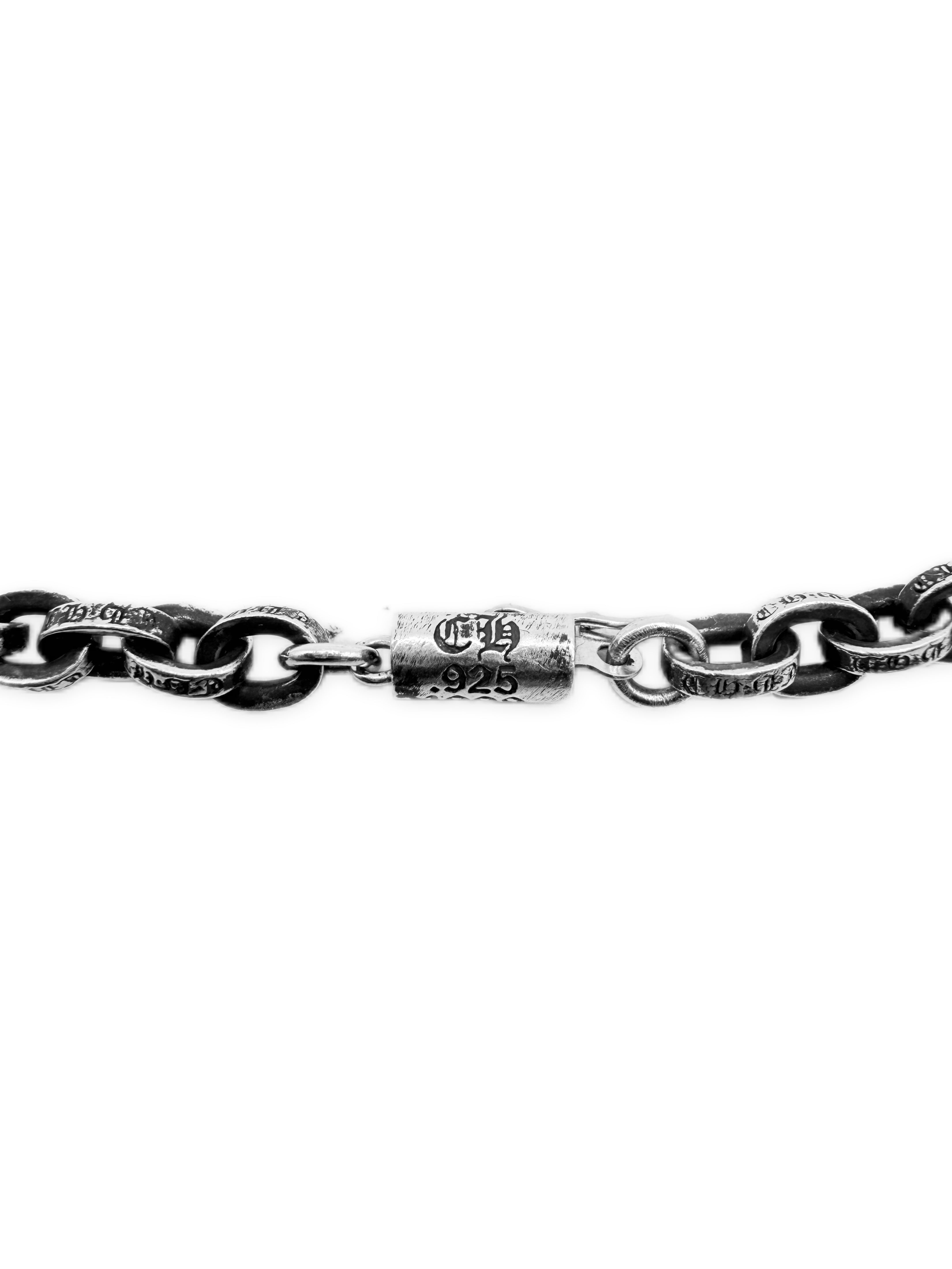 Chrome Hearts 20 in .925 Silver Paper Chain Necklace