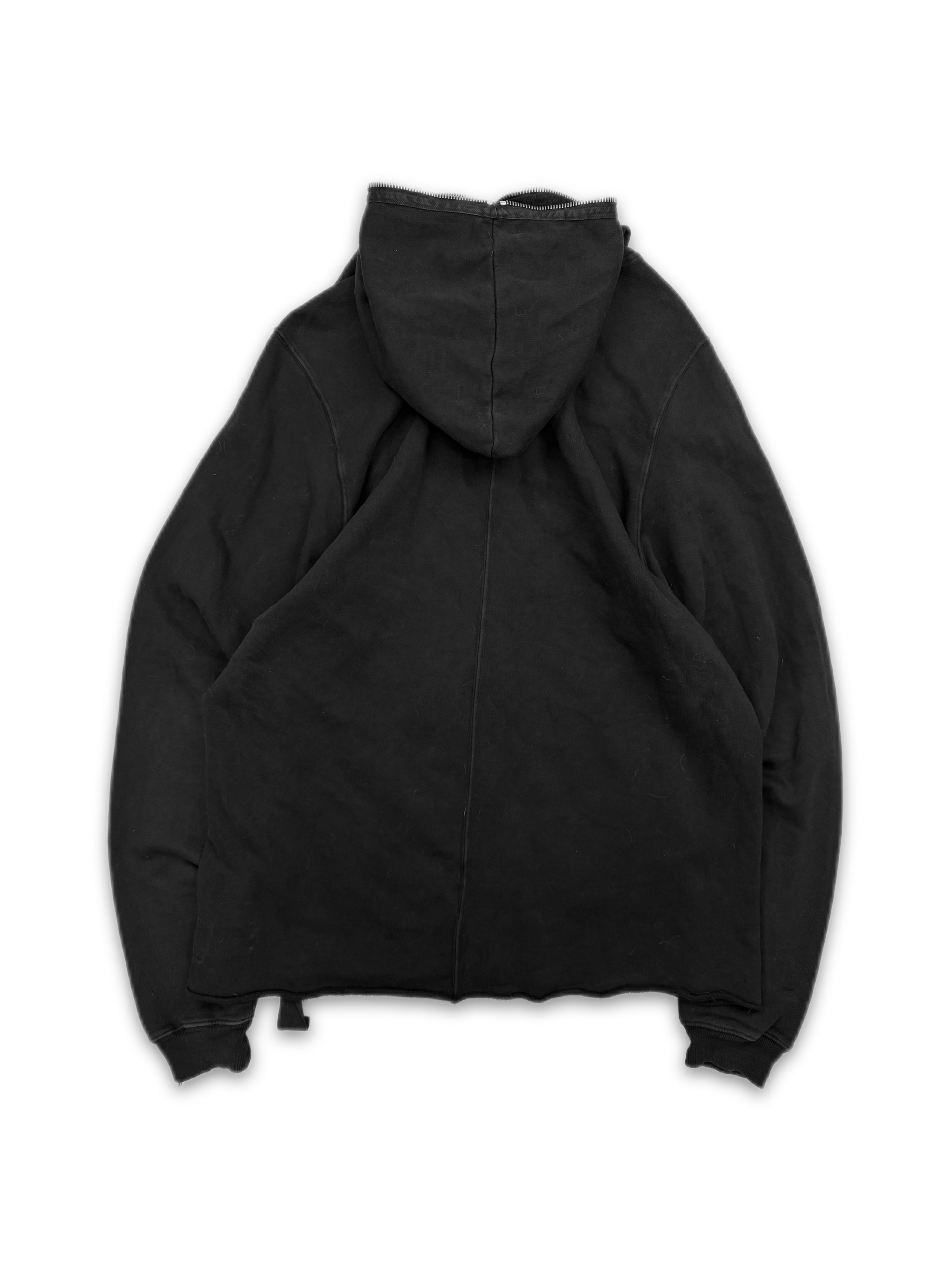 AW08 Rick Owens ‘Gimp’ Bondage Strap Zip-up Hoodie
