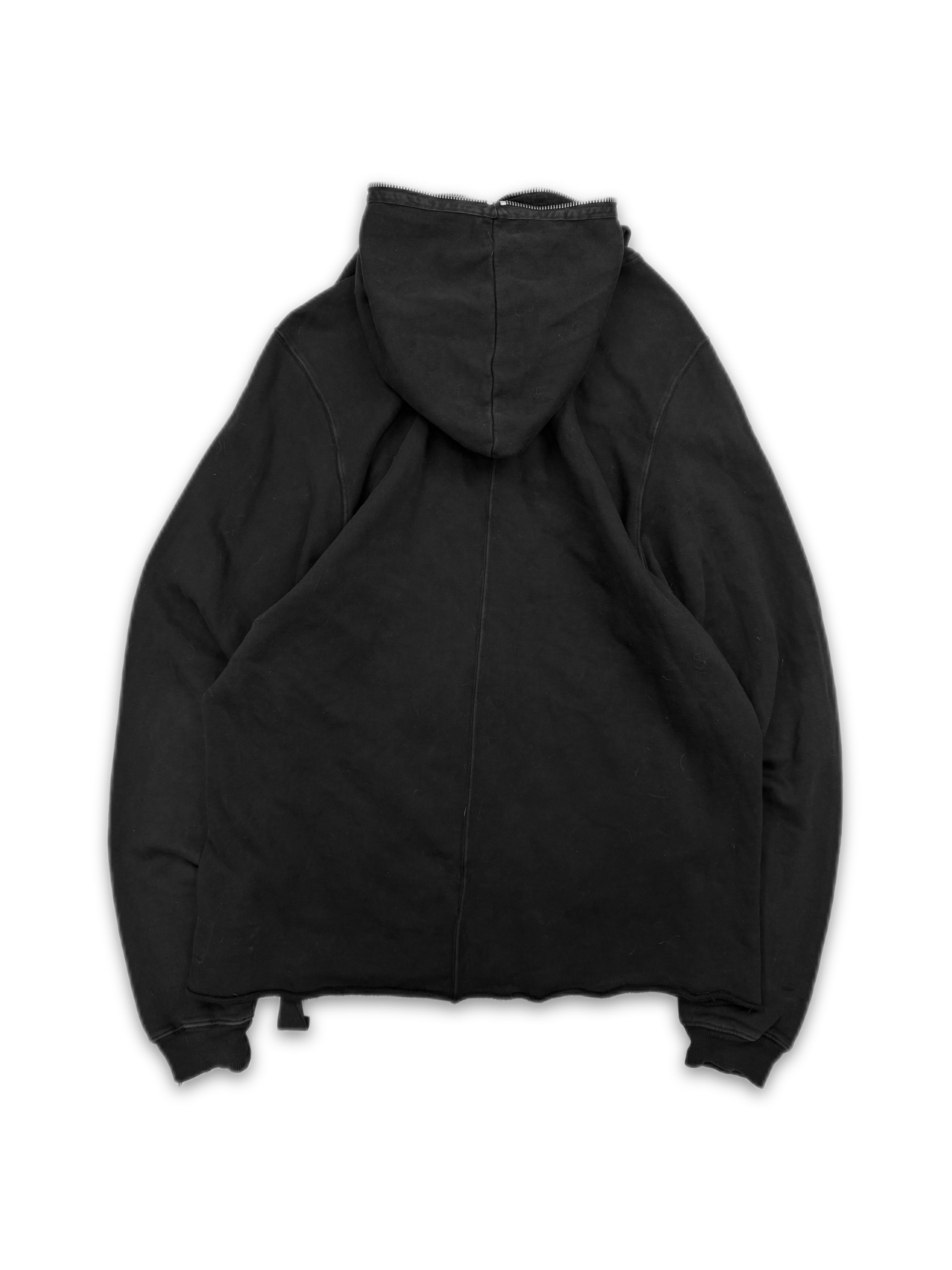 AW08 Rick Owens ‘Gimp’ Bondage Strap Zip-up Hoodie