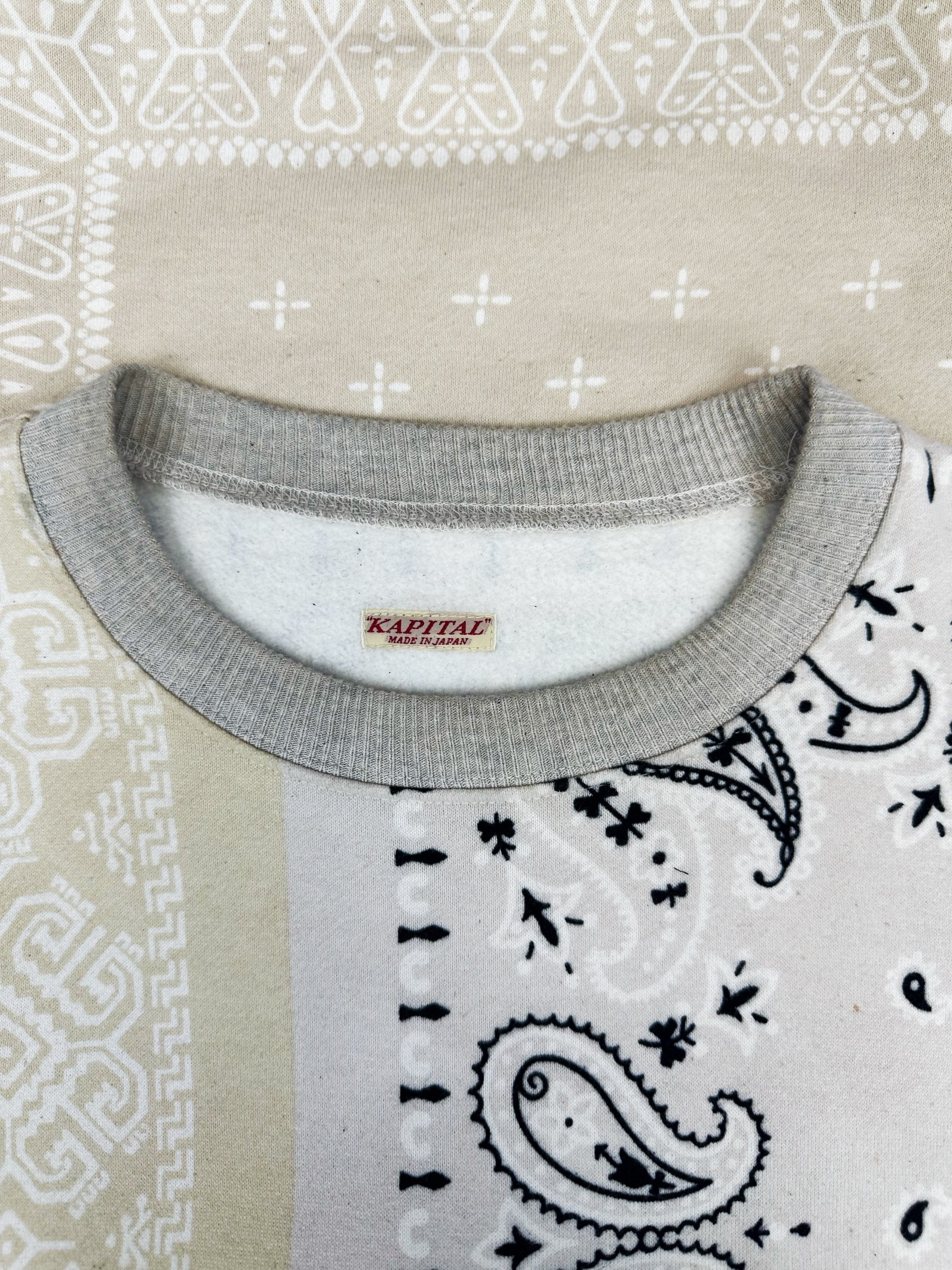 Kapital Beige Paisley Bandana Sleeveless Tank-top