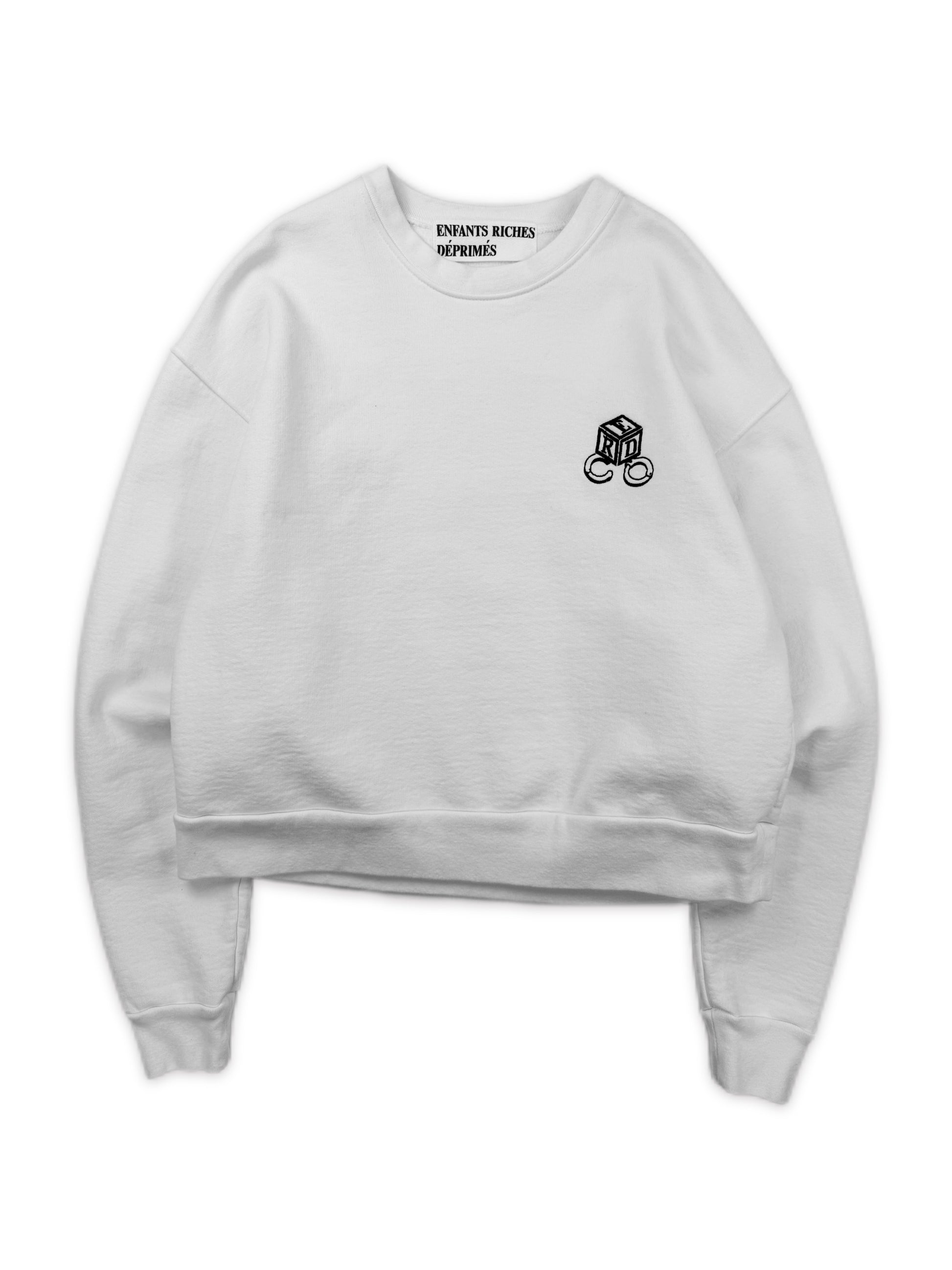 AW17 Enfants Riches Deprimes ‘America Psychopath’ White Heavy Weight Crewneck