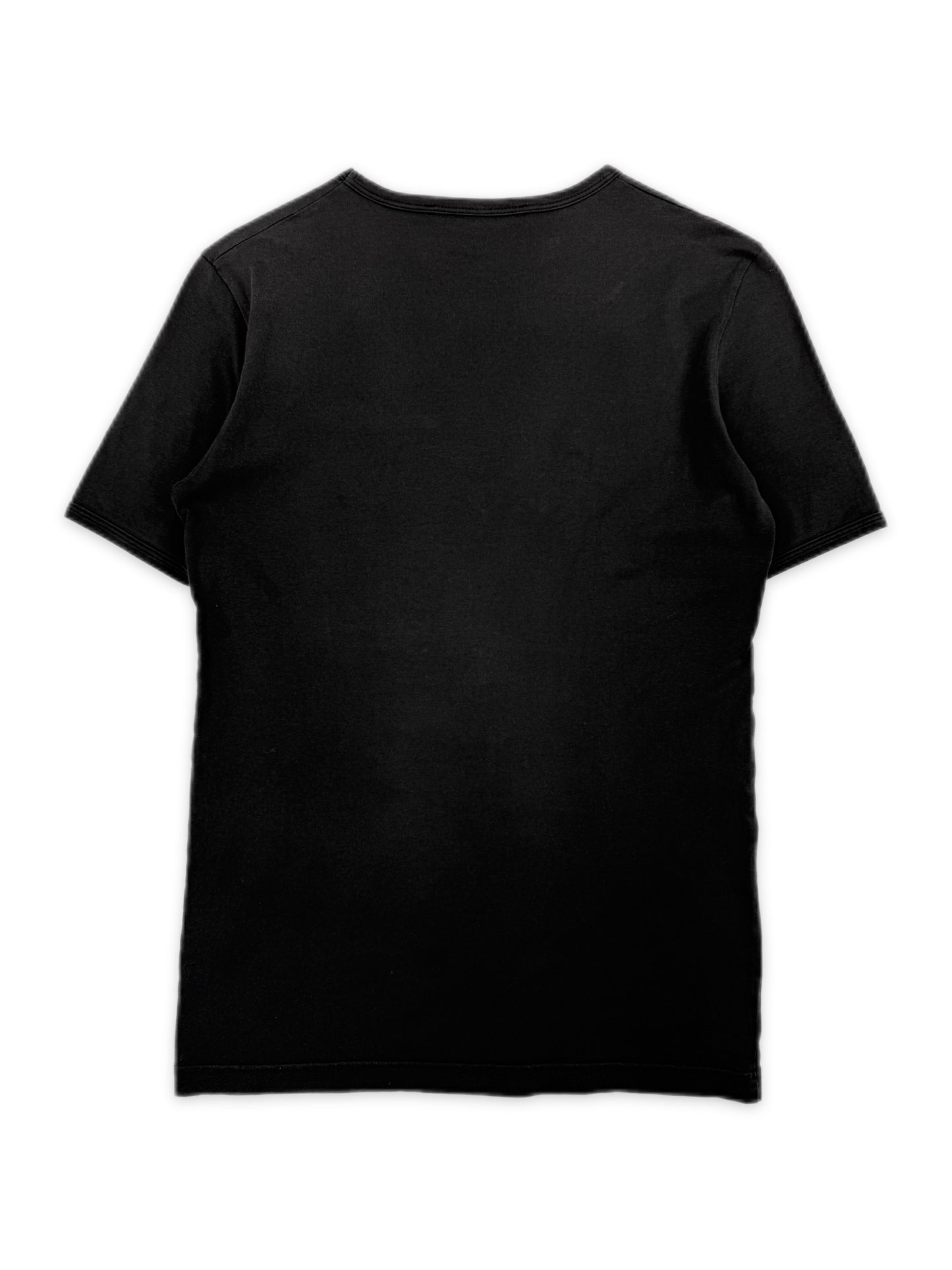 SS03 Raf Simons ‘Resisted’ Consumed Skin Fitting Black Graphic T-Shirt