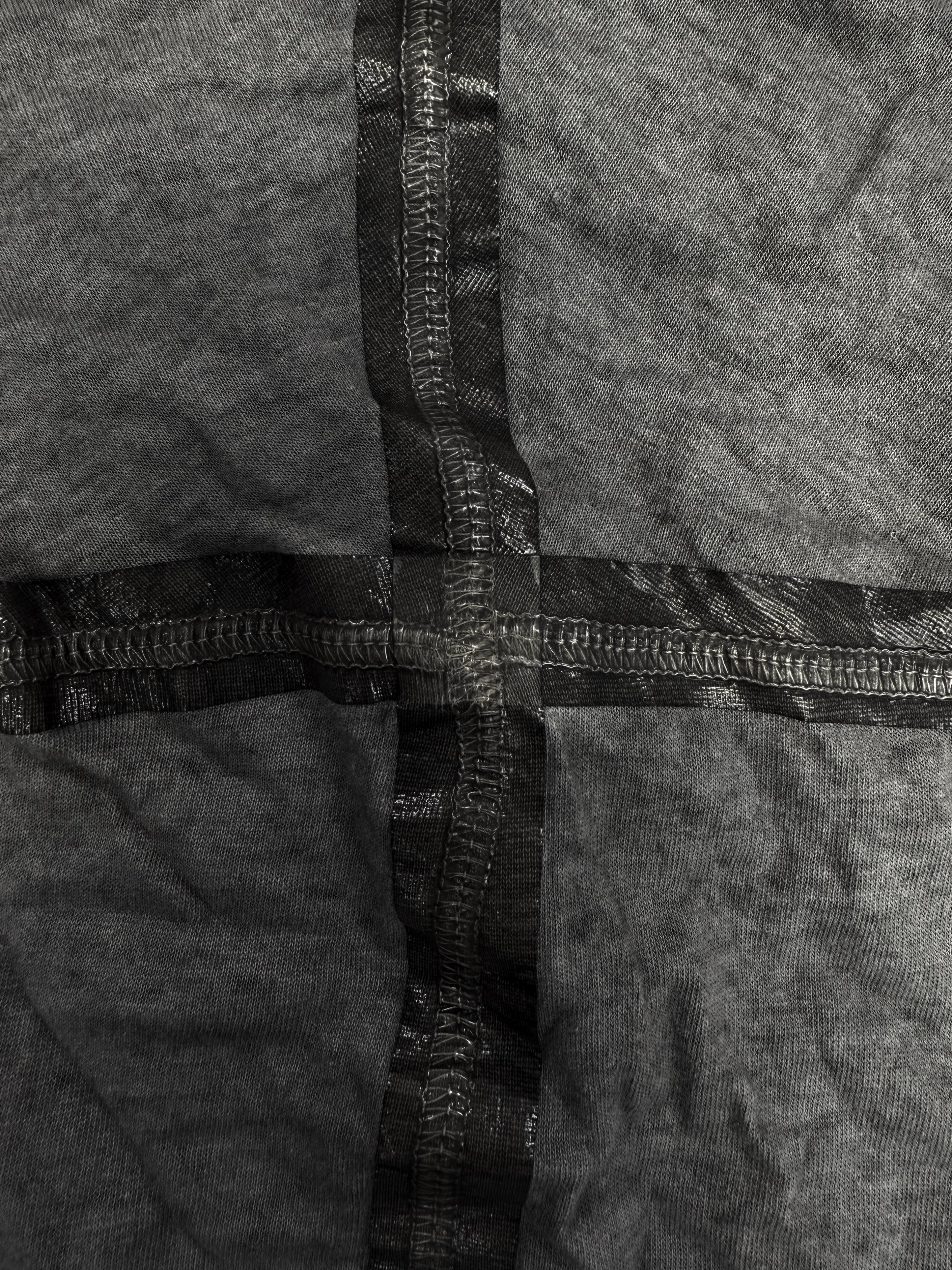 Boris Bidjan Saberi ‘Tape’ Cross Light Weight Grey T-Shirt