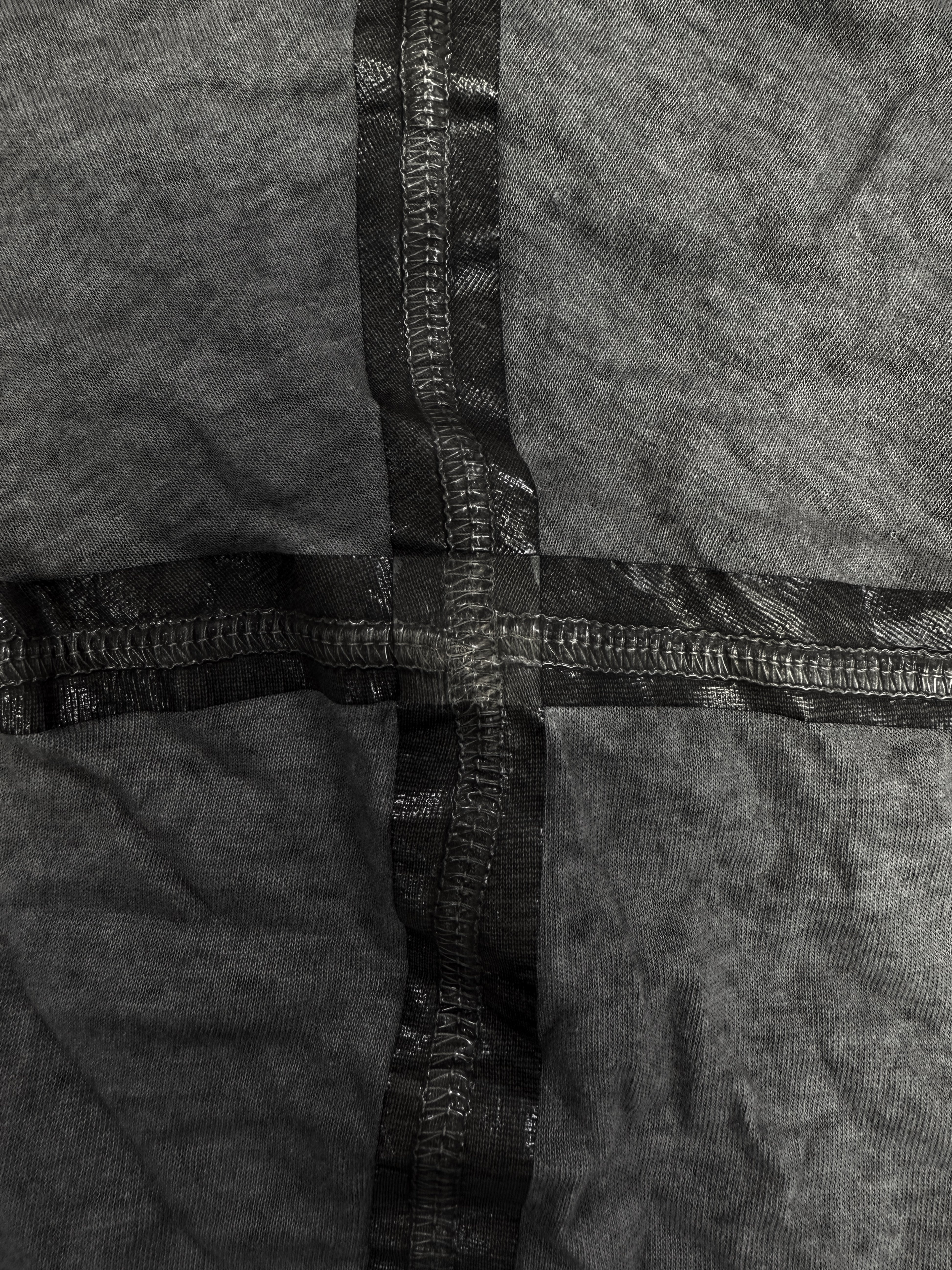 Boris Bidjan Saberi ‘Tape’ Cross Light Weight Grey T-Shirt
